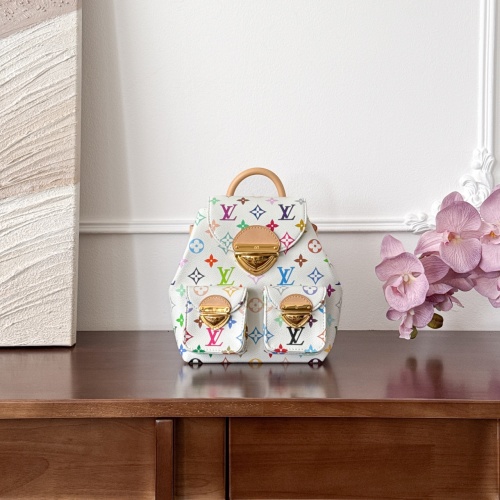 Louis Vuitton x Murakami Takashi Vebice Backpack, White Multicolor Monogram 1 Louis Vuitton x Murakami Takashi Vebice Backpack, White Multicolor Monogram