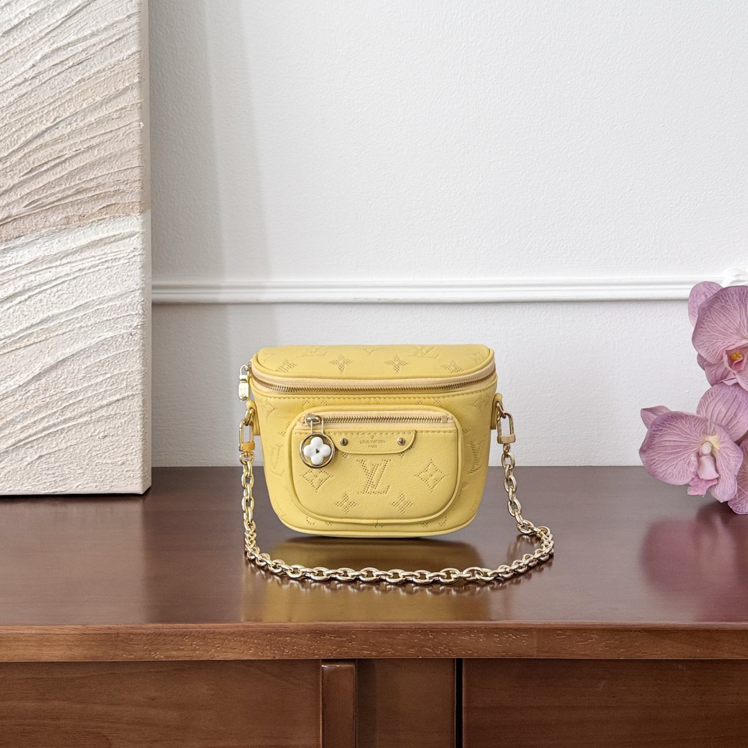 Louis Vuitton mini bumbag fiower ringmonogrammonogram
