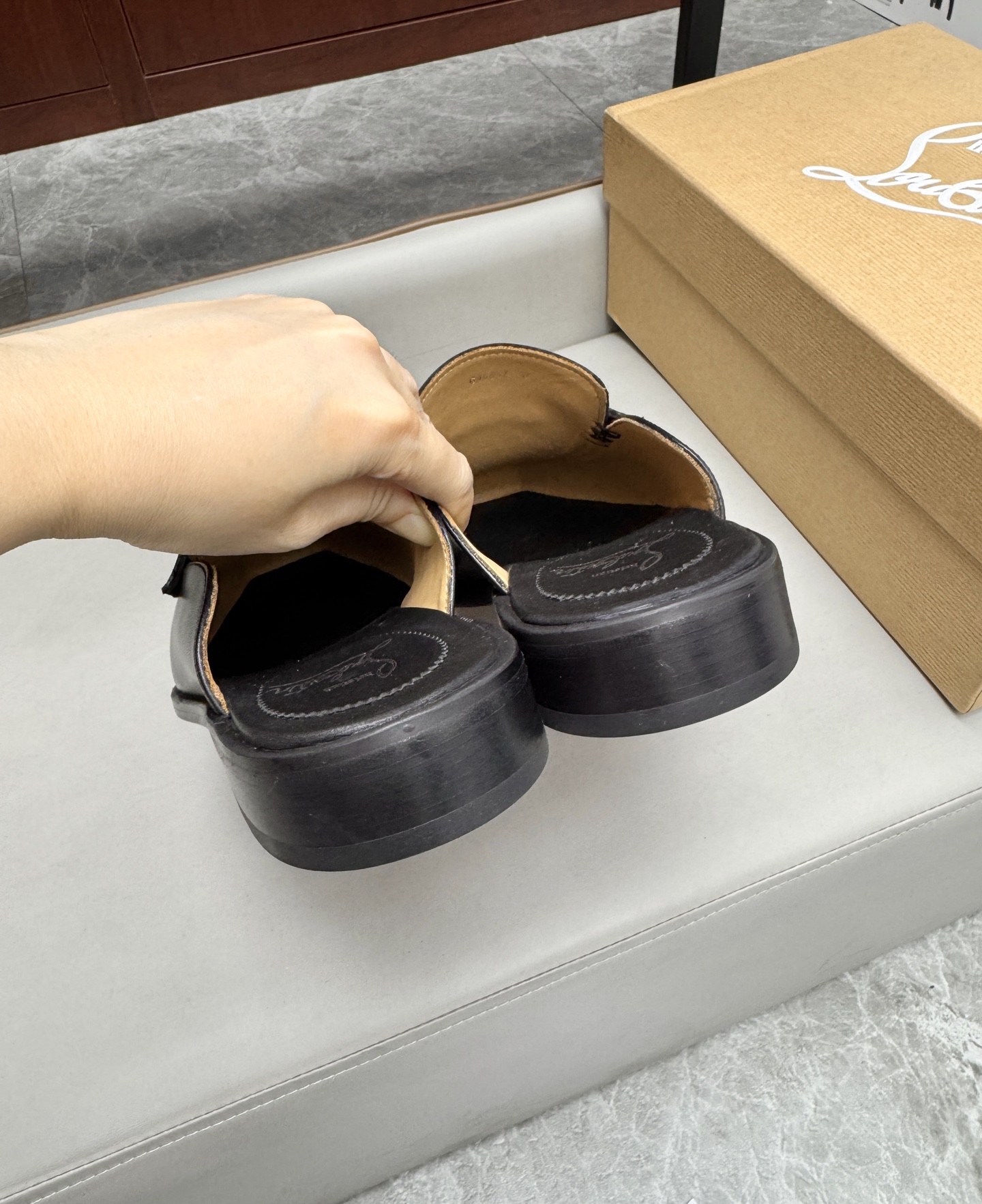 Christian Louboutin Men's Leather Summer Mules - Stylish & Comfortable 5 i1744294091222 246 0 4