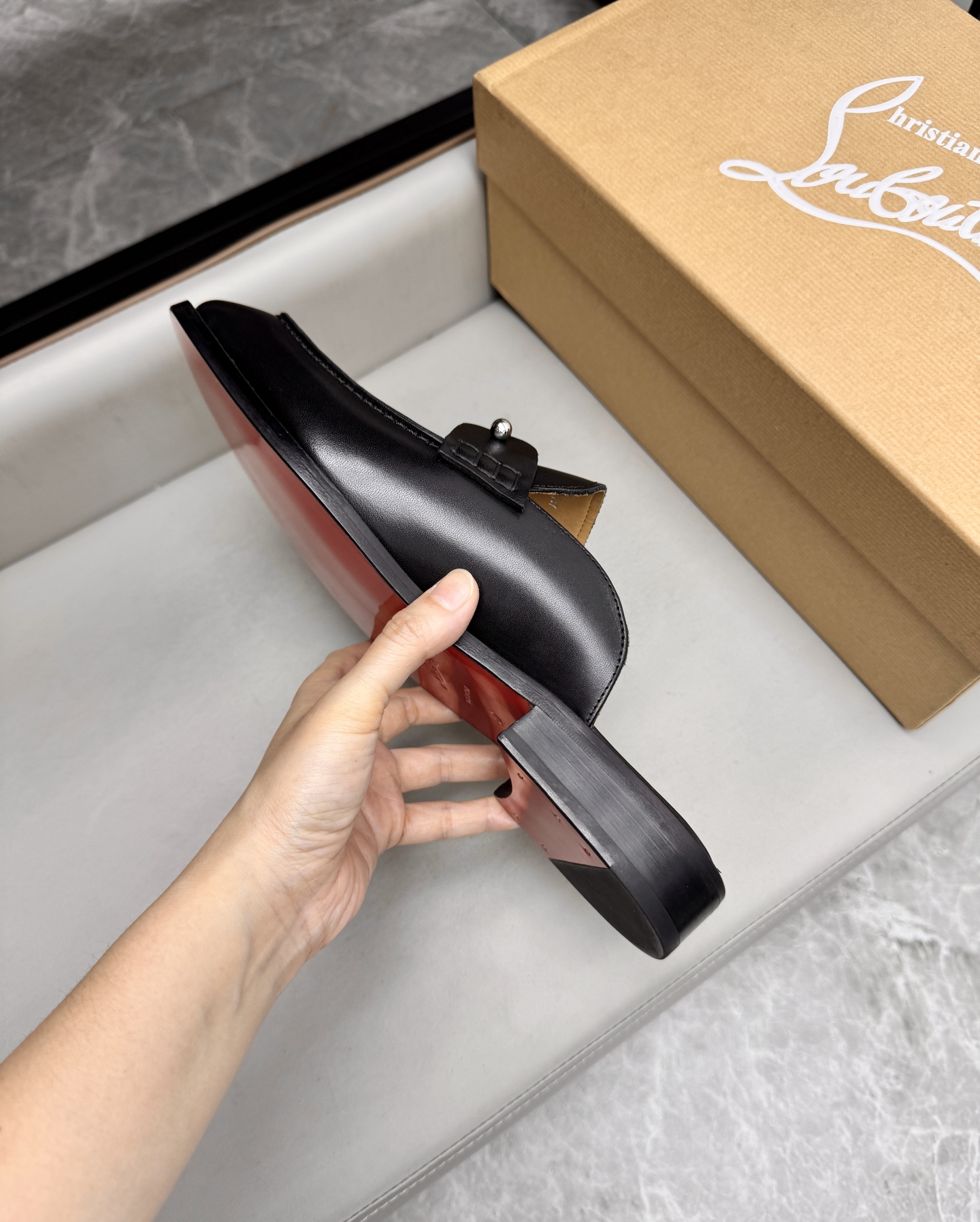 Christian Louboutin Men's Leather Summer Mules - Stylish & Comfortable 8 i1744294091323 9720 0 7