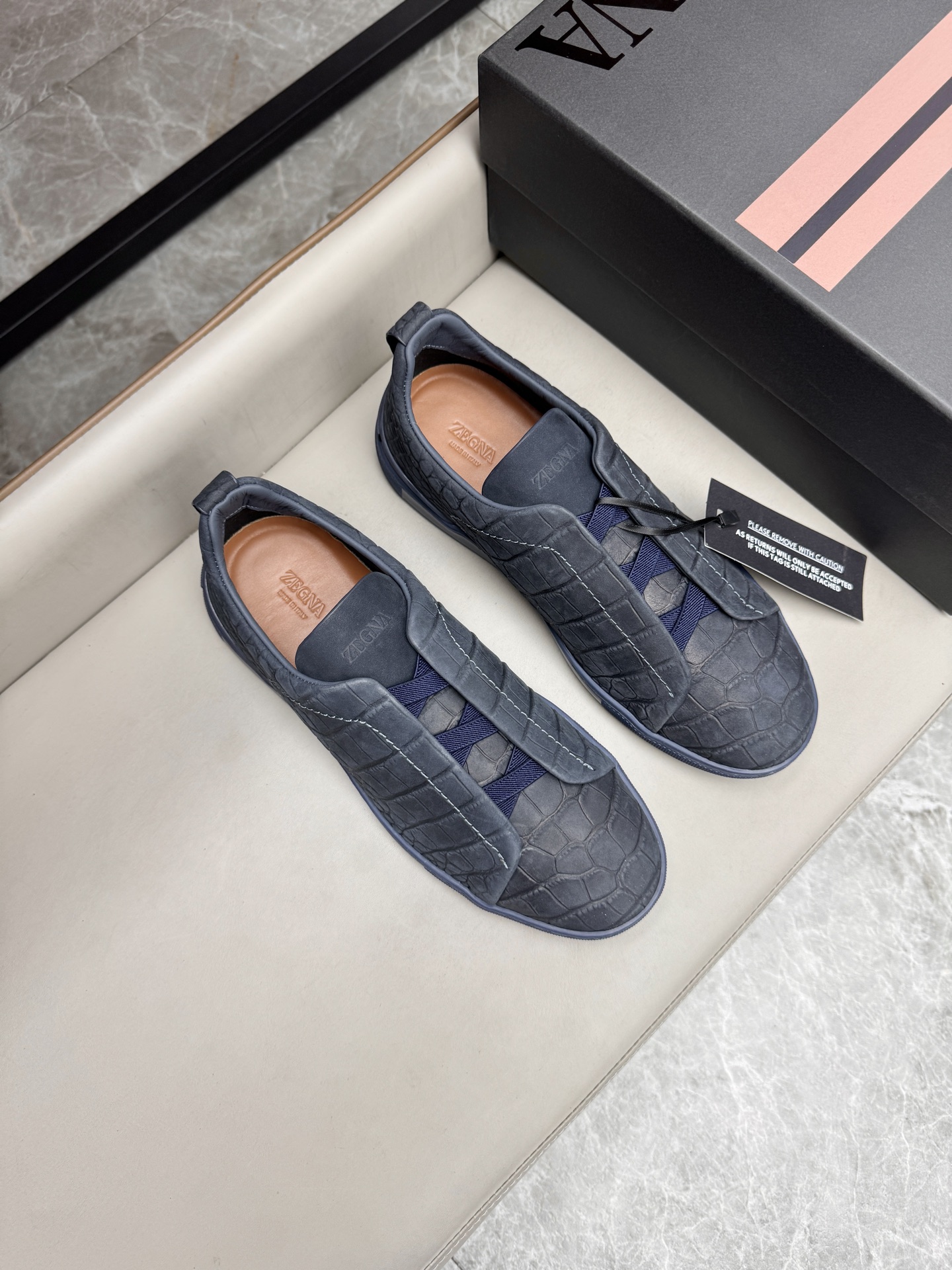 Ermenegildo Zegna Triple Stitch Leather Sneakers Low-Top Slip-Ons 2 i1748180662692 4996 0 0
