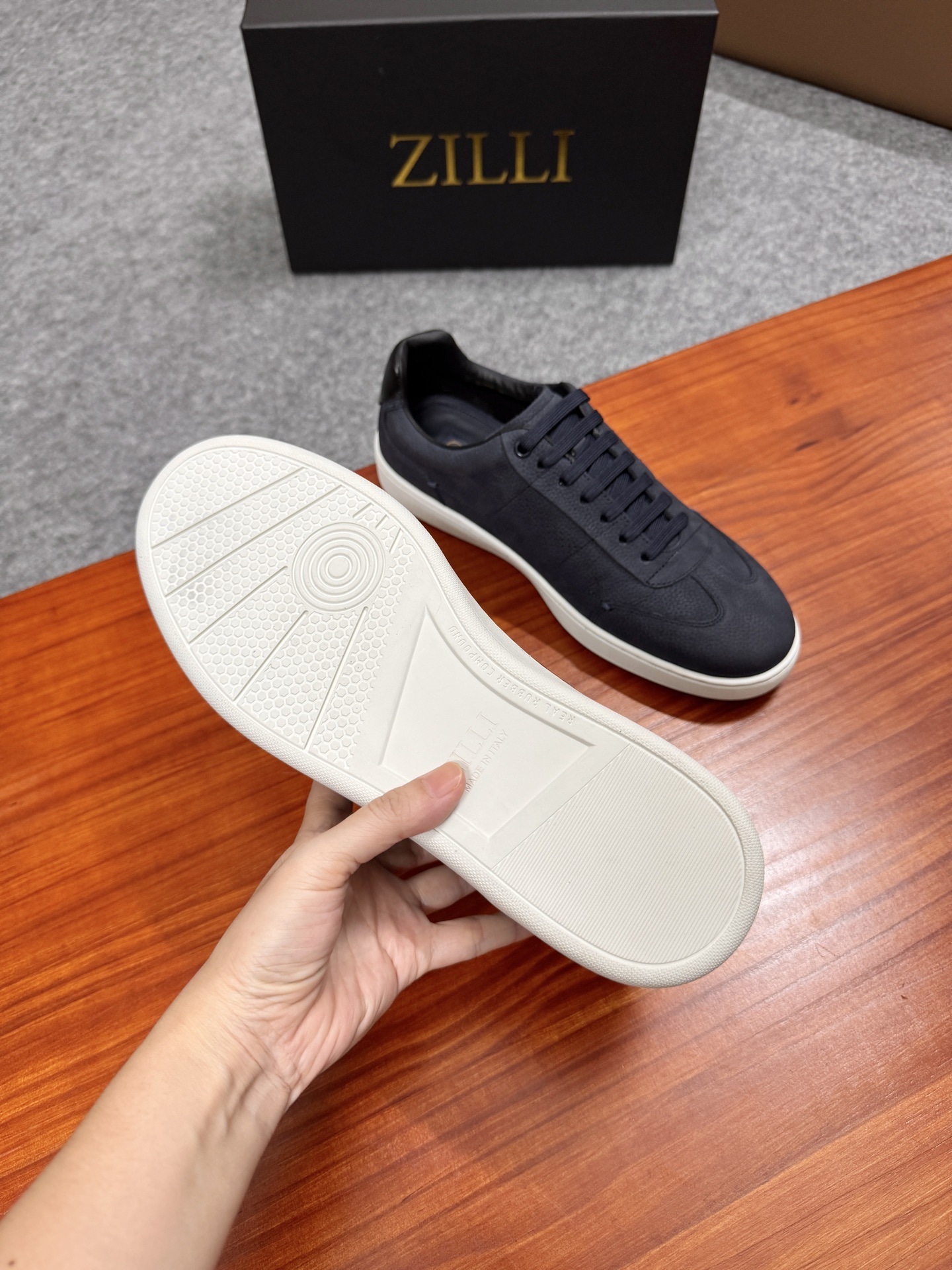 ZILLI Men's Casual Sneakers - Soft Suede Leather, Comfortable & Stylish 6 i1758887014343 3011 0 5