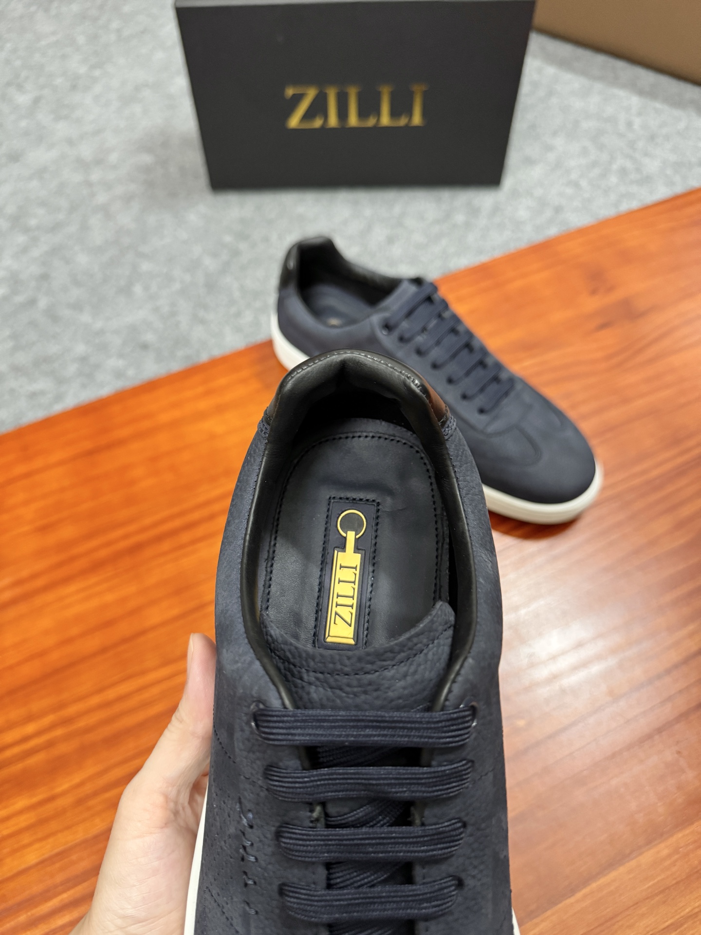 ZILLI Men's Casual Sneakers - Soft Suede Leather, Comfortable & Stylish 9 i1758887015325 4366 0 8