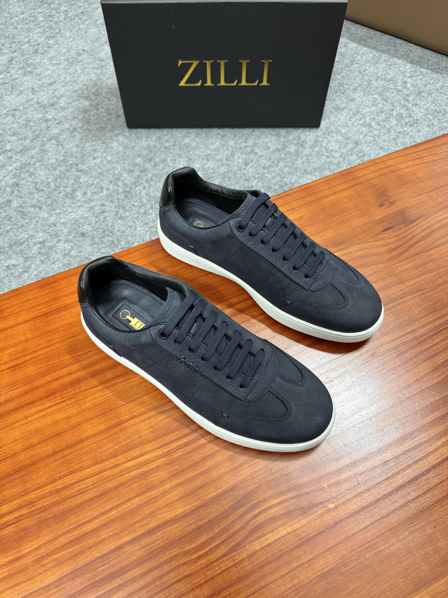 ZILLI Men's Casual Sneakers - Soft Suede Leather, Comfortable & Stylish 2 i1758887016194 2026 0 1