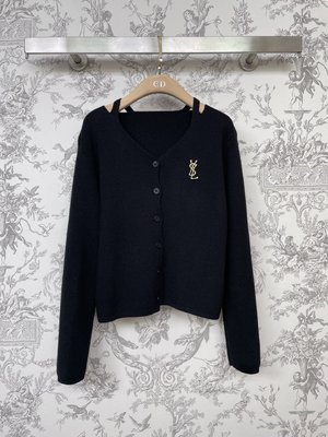 Cheap High Quality Replica Yves Saint Laurent High Clothing Cardigans Knit Sweater Knitting Wool Fall/Winter Collection