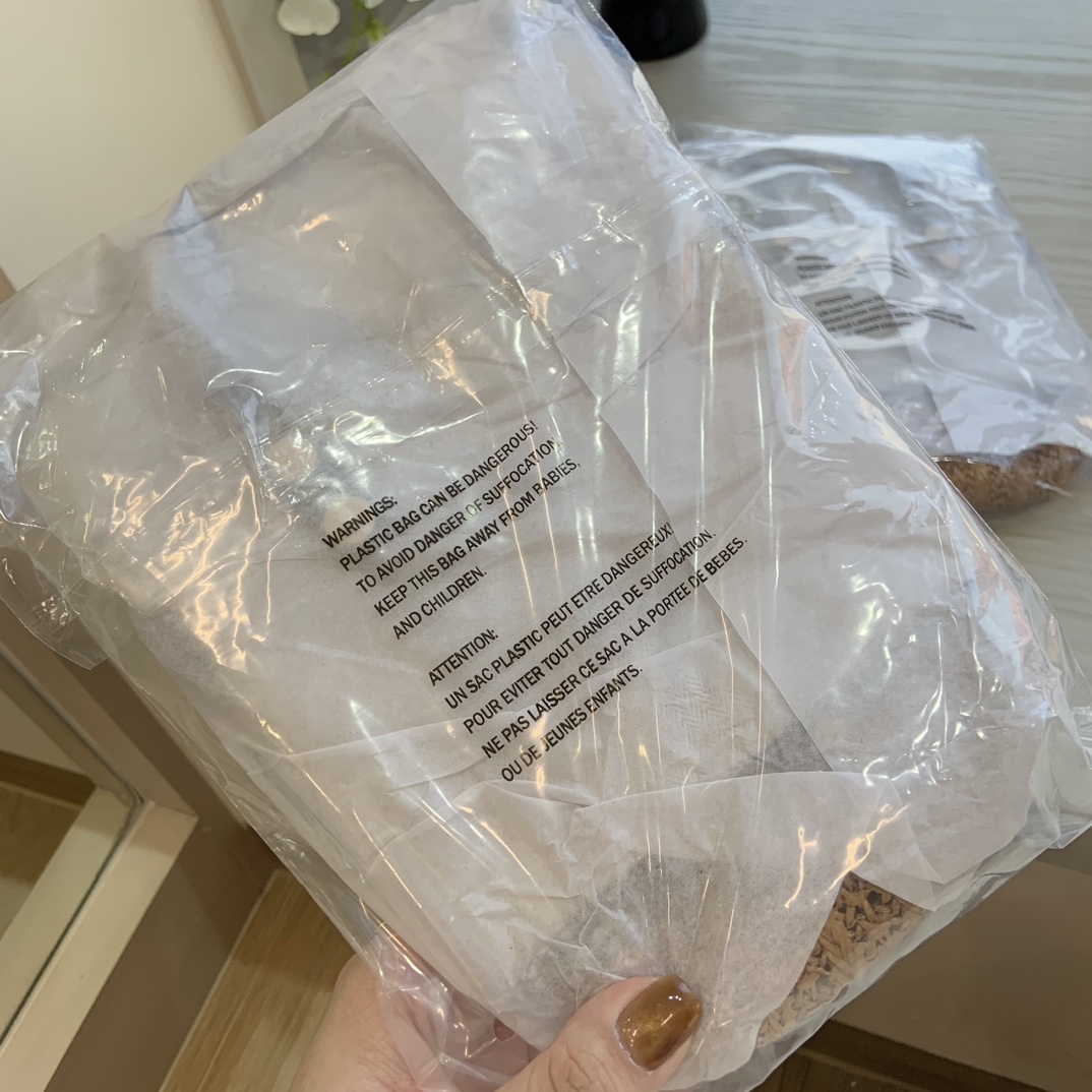 H家改造草编束口手提包 9