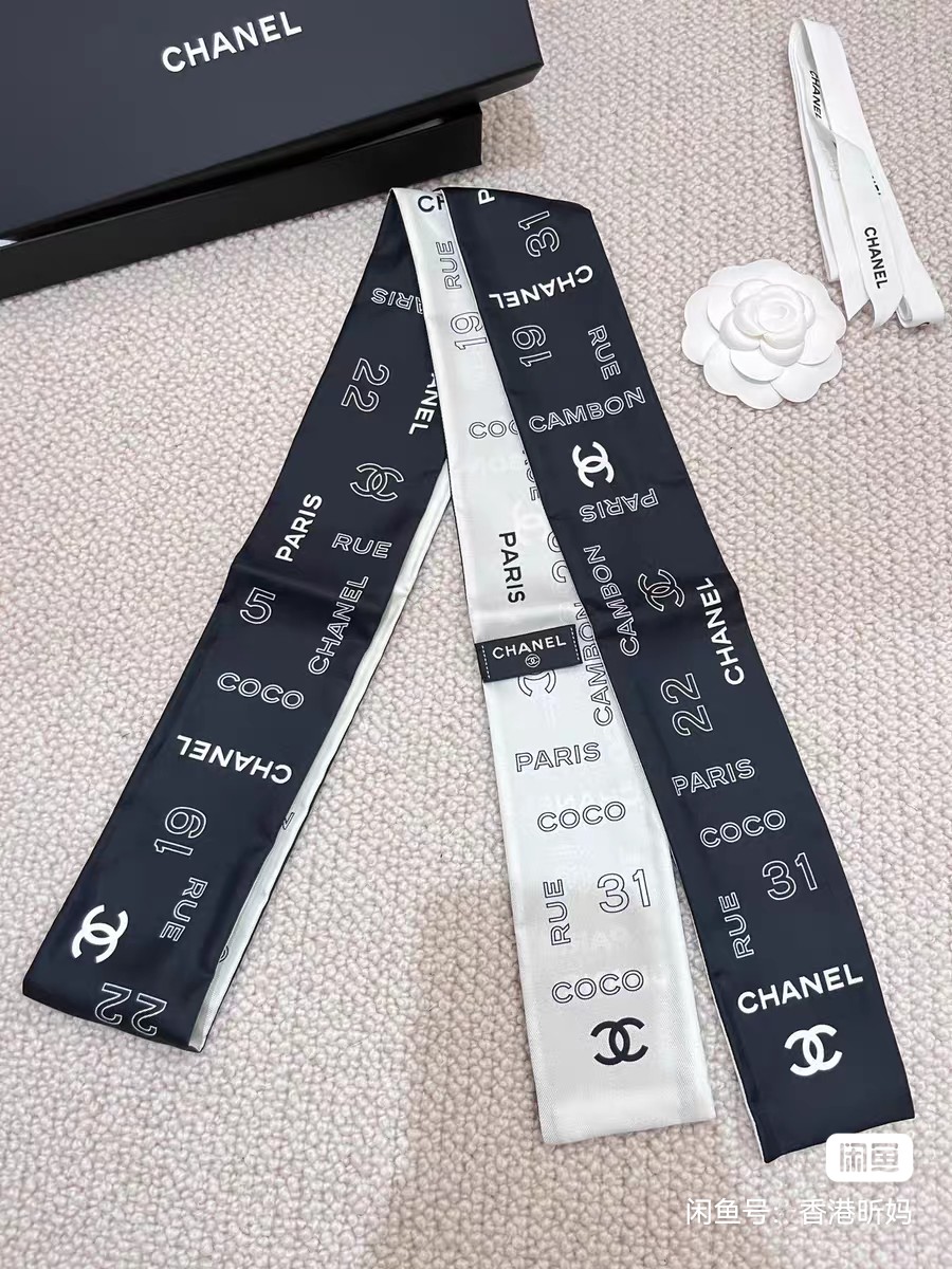 Chanel Haute Couture Silk Twill Scarf Shawl Ref.5D555A08 9