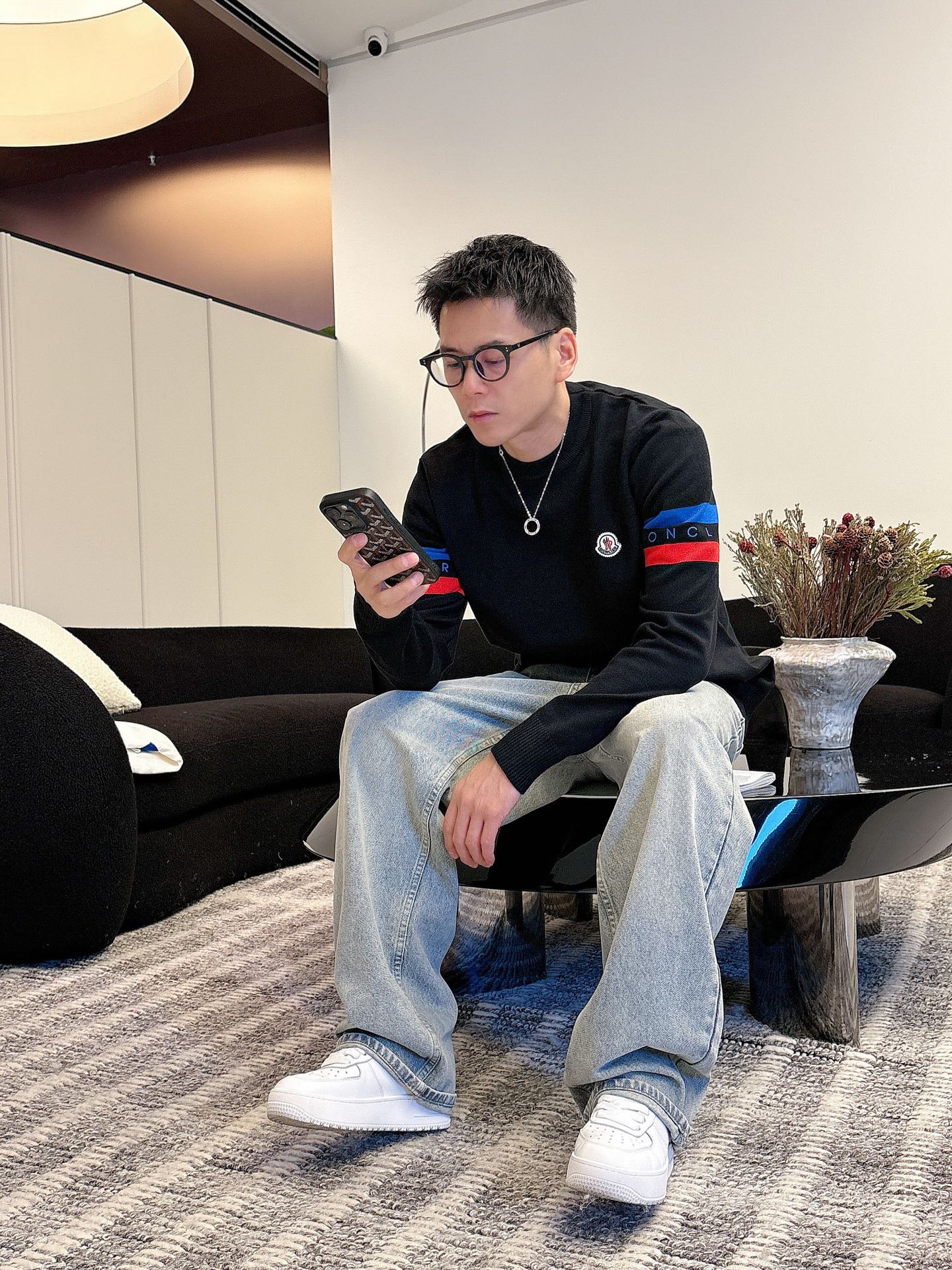 210。 新款来袭 蒙口 毛衣 2025秋冬最新系列，专柜1:1顶级复刻，全品相！加厚款，潮人必备单品！