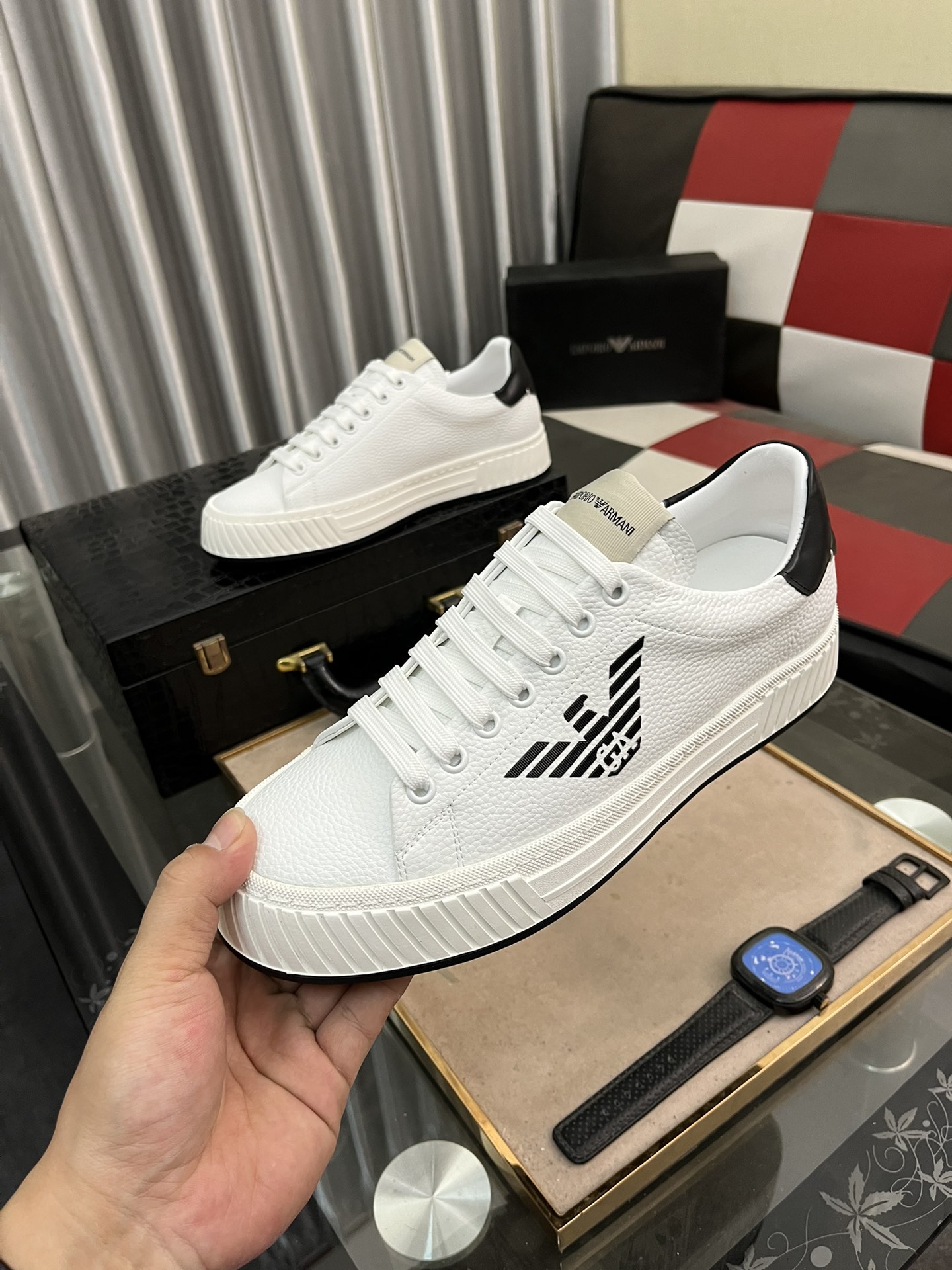 P: "ARMANI ARMANI * 》 Los últimos - modelos explosivos de zapatos casuales, [fuerte] selección super