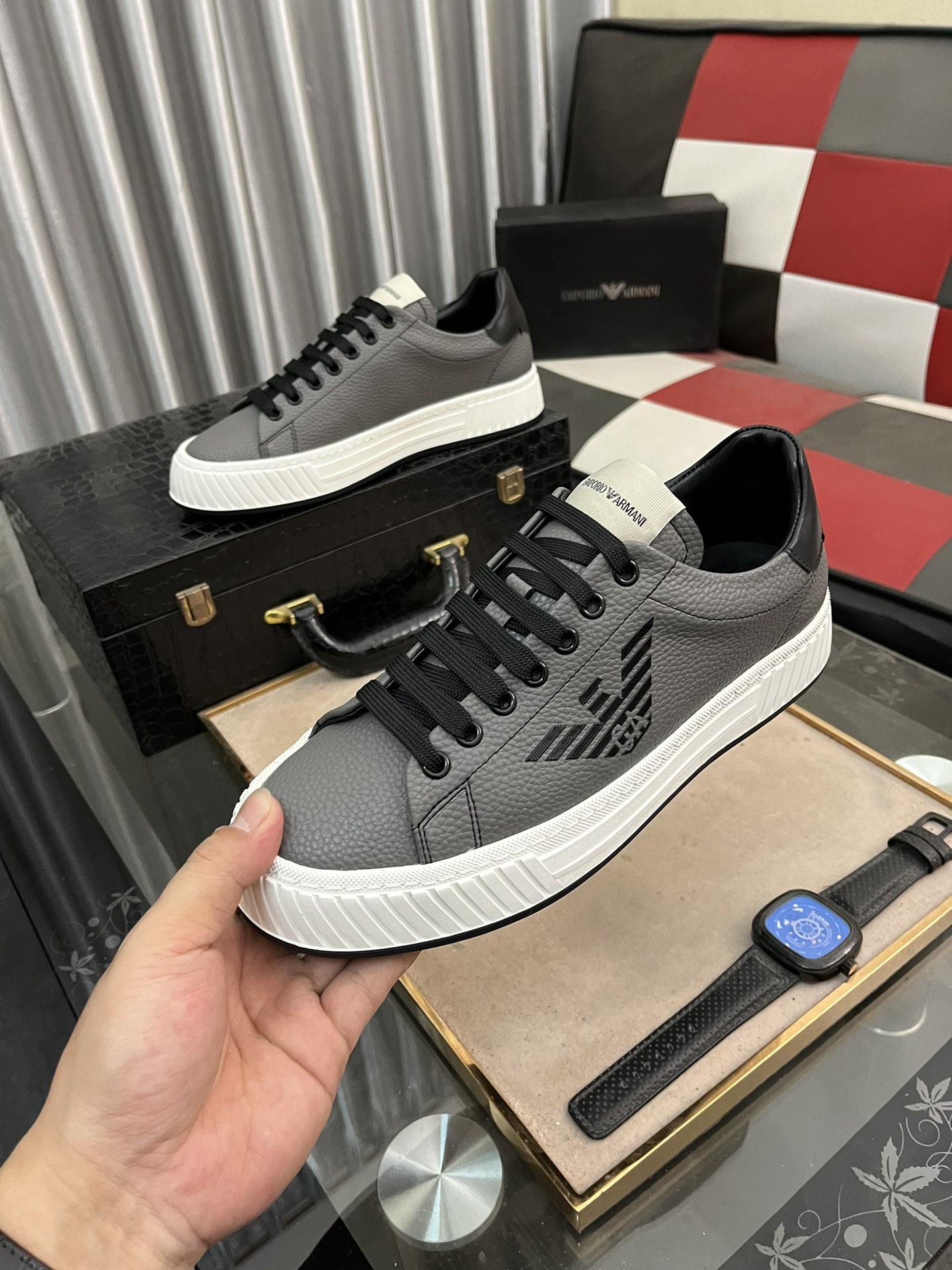 P: "ARMANI ARMANI * 》 Los últimos - modelos explosivos de zapatos casuales, [fuerte] selección super