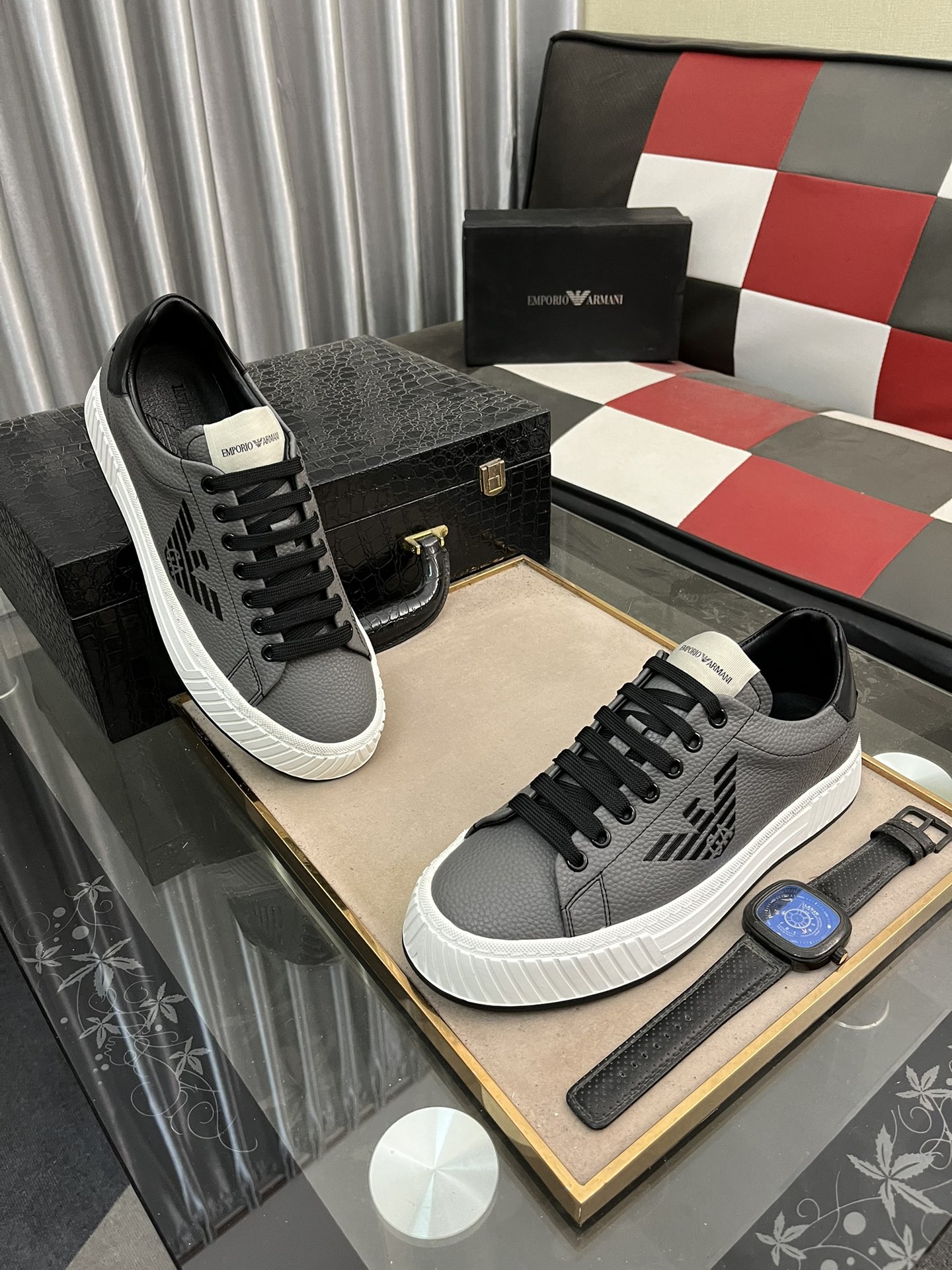 P: "ARMANI ARMANI * 》 Los últimos - modelos explosivos de zapatos casuales, [fuerte] selección super