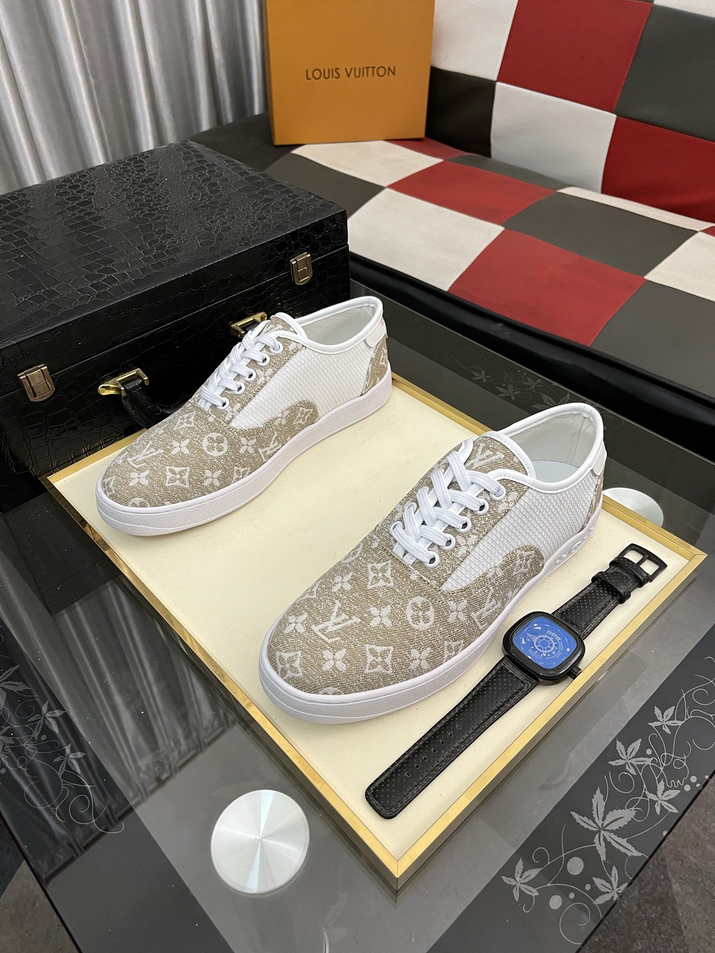 Louis Vuitton Men's Casual Sneakers in Monogram Canvas, Size 38-44 3 i1744650242713 6734 0 1