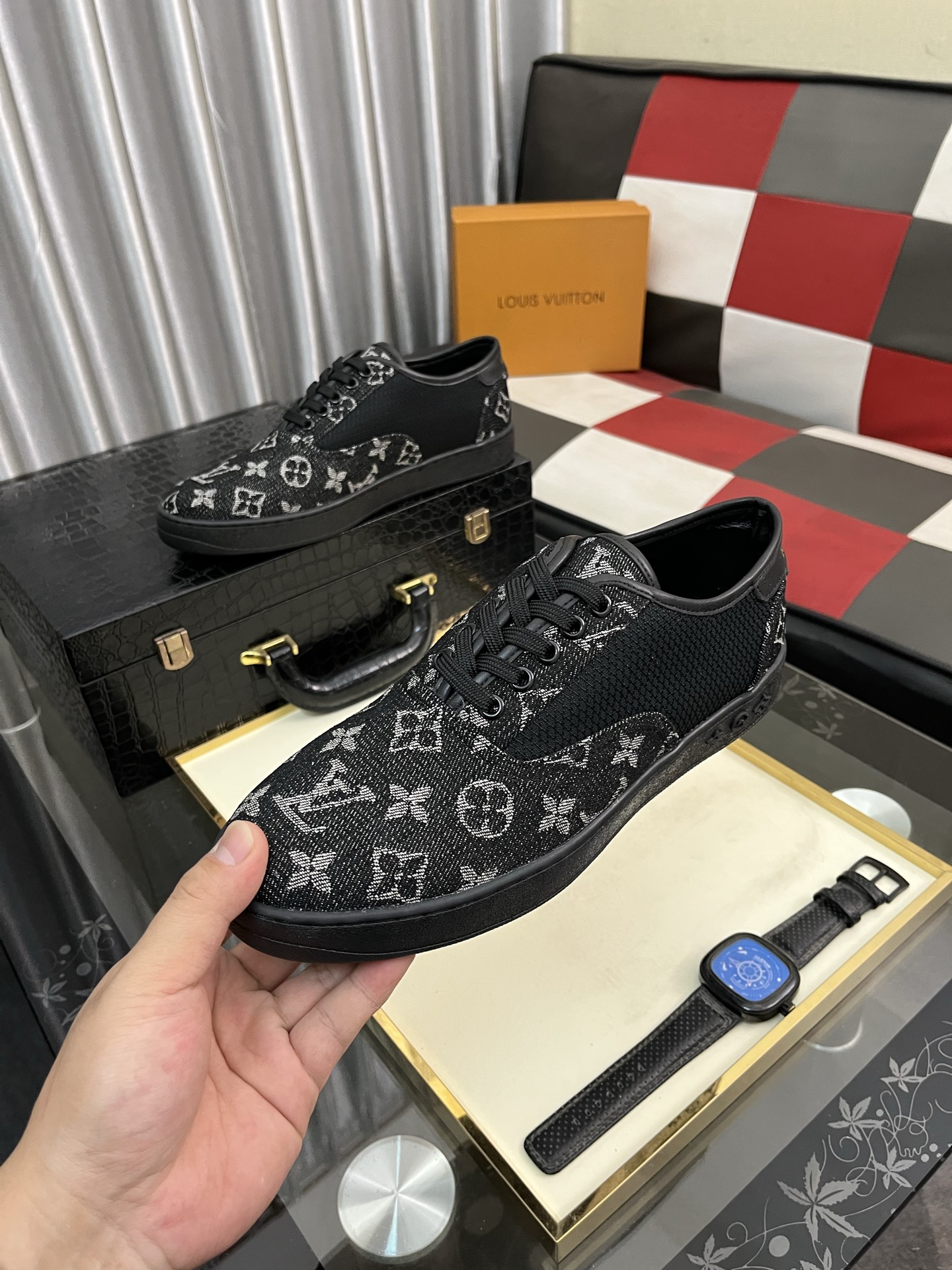 Louis Vuitton Men's 2022 Sneakers, Italian Leather, Multiple Colors Available 6 i1744650414610 6242 0 4