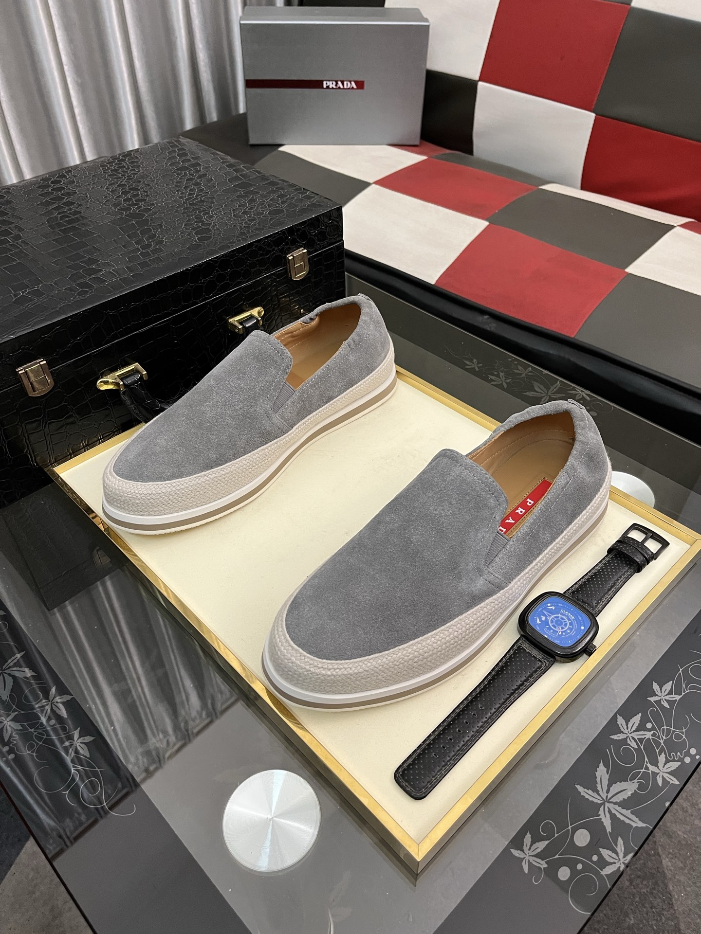 Prada Unique Modern Style Sneakers. Casual Loafers Original Leather 3 i1745427742657 3307 0 1