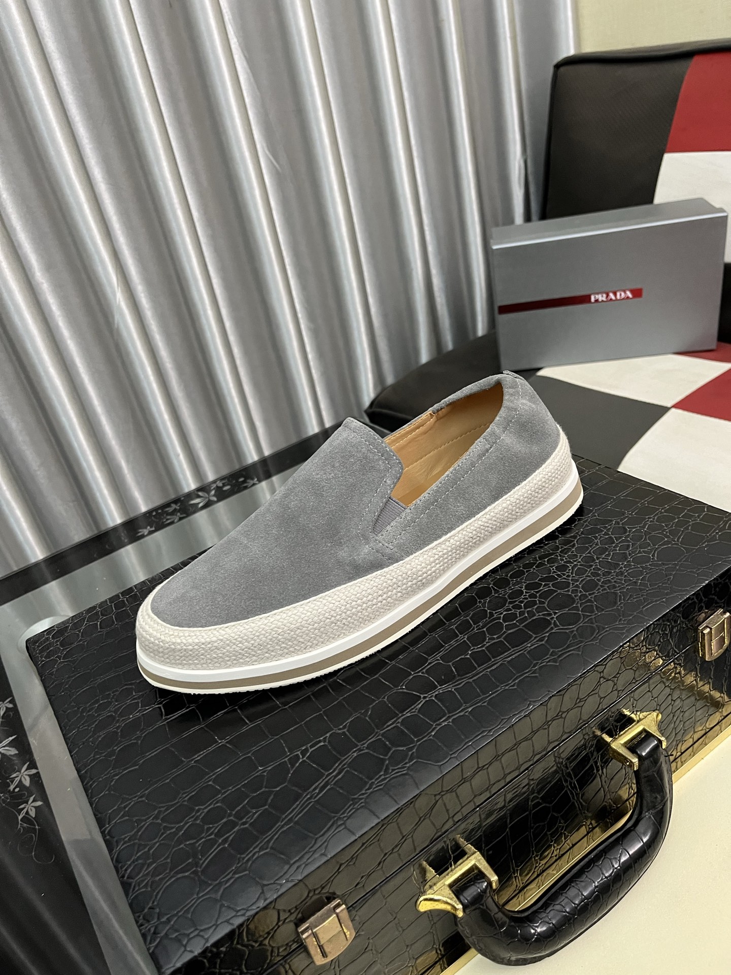 Prada Unique Modern Style Sneakers. Casual Loafers Original Leather 2 i1745427742710 2583 0 0