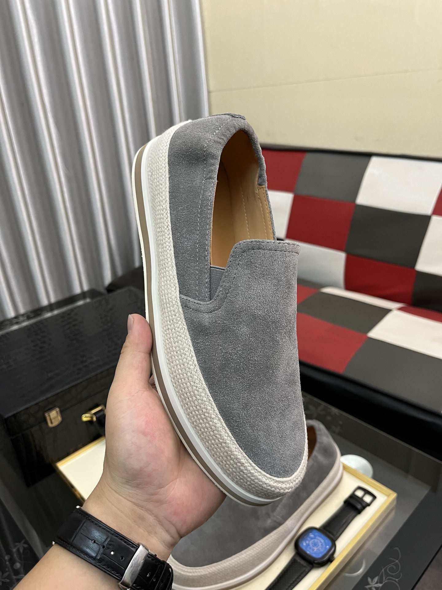 Prada Unique Modern Style Sneakers. Casual Loafers Original Leather 5 i1745427744095 6089 0 3