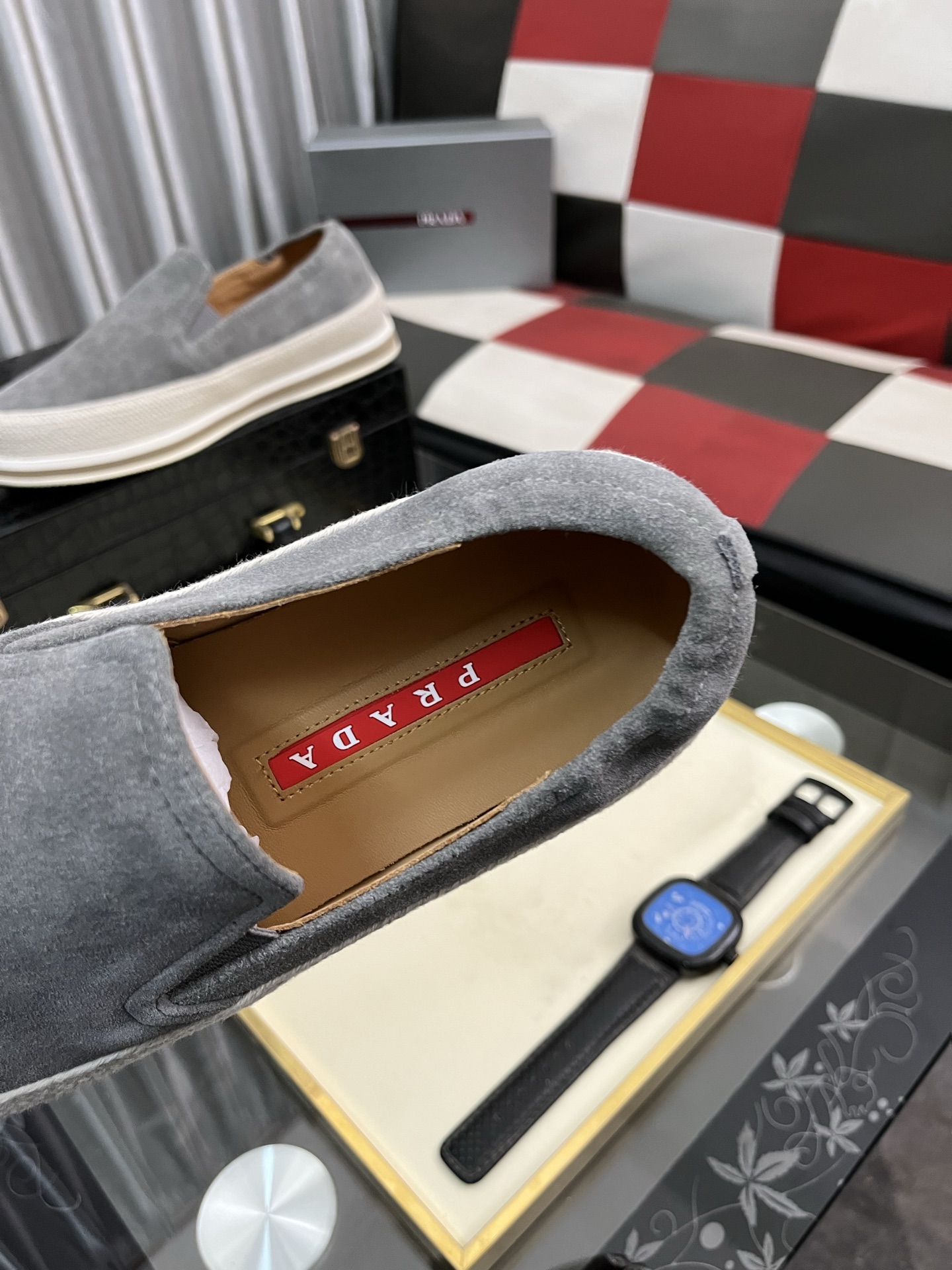 Prada Unique Modern Style Sneakers. Casual Loafers Original Leather 9 i1745427744119 804 0 7