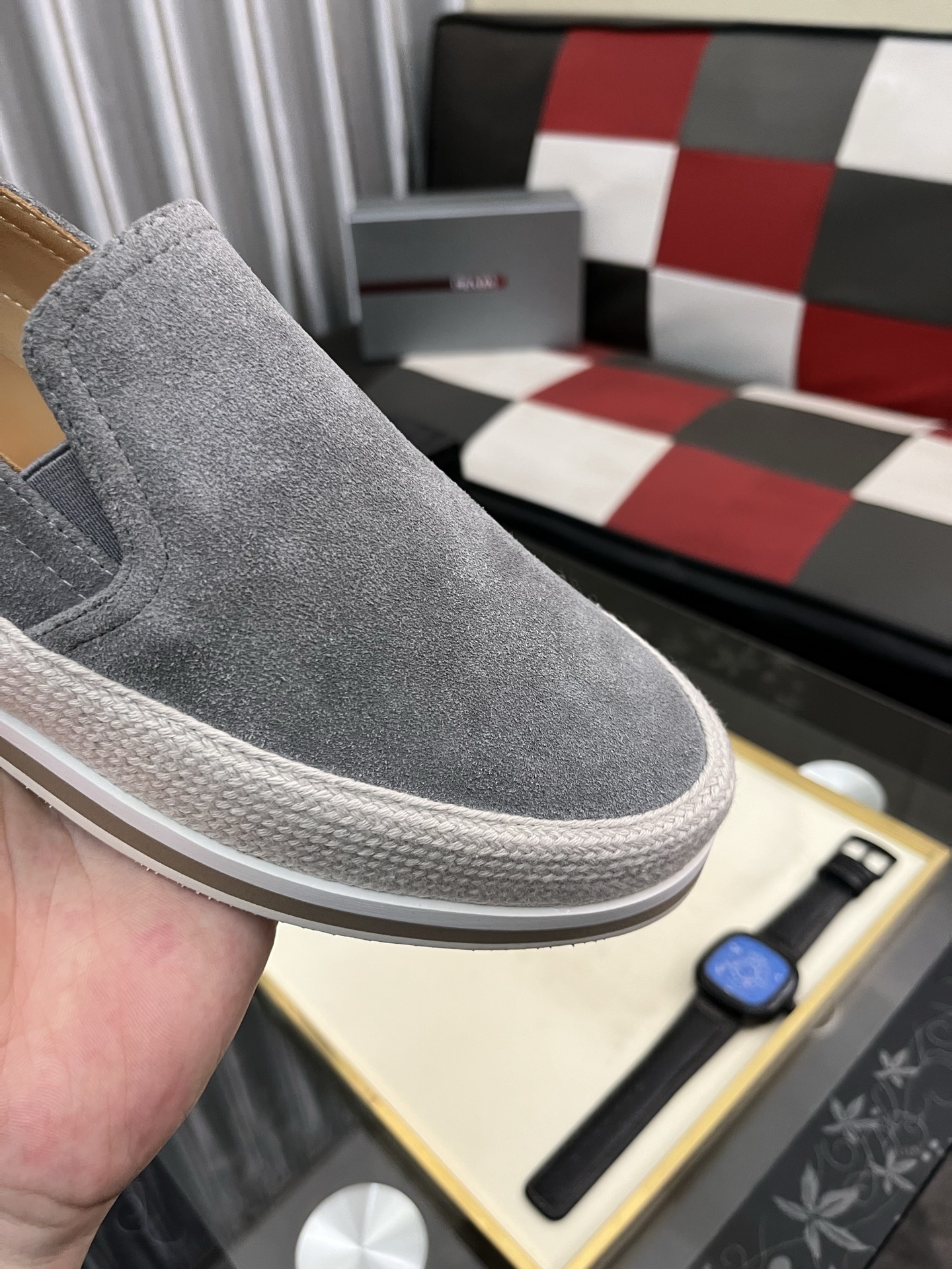 Prada Unique Modern Style Sneakers. Casual Loafers Original Leather 7 i1745427744151 3464 0 5