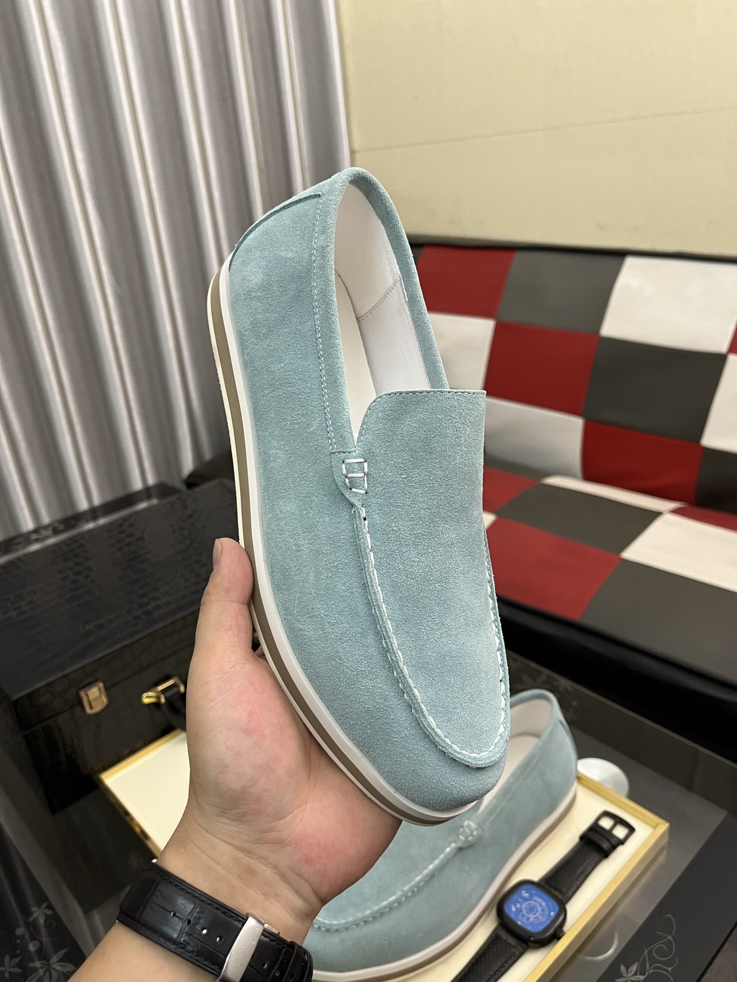 Prada Men's Suede Loafers - Comfortable & Stylish, Sizes 38-44 5 i1745427809213 7079 0 3
