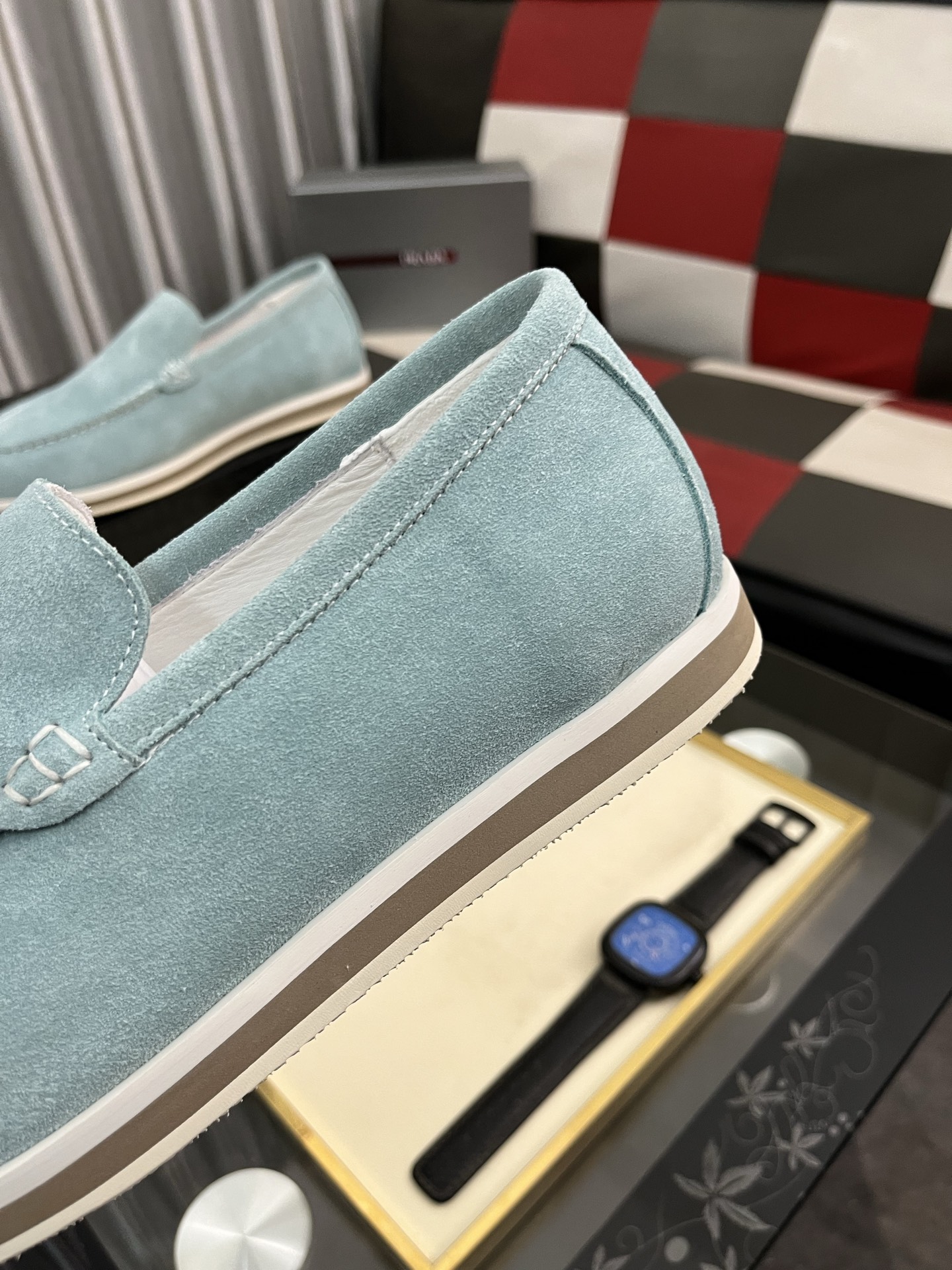 Prada Men's Suede Loafers - Comfortable & Stylish, Sizes 38-44 8 i1745427809296 9710 0 6