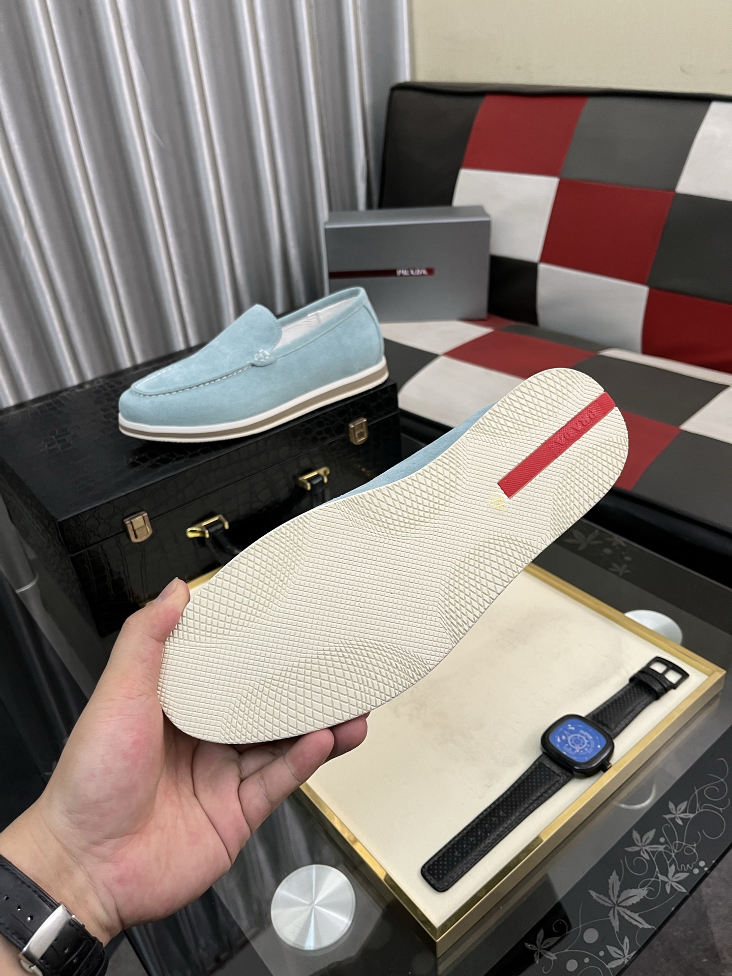 Prada Men's Suede Loafers - Comfortable & Stylish, Sizes 38-44 10 i1745427810705 6231 0 8