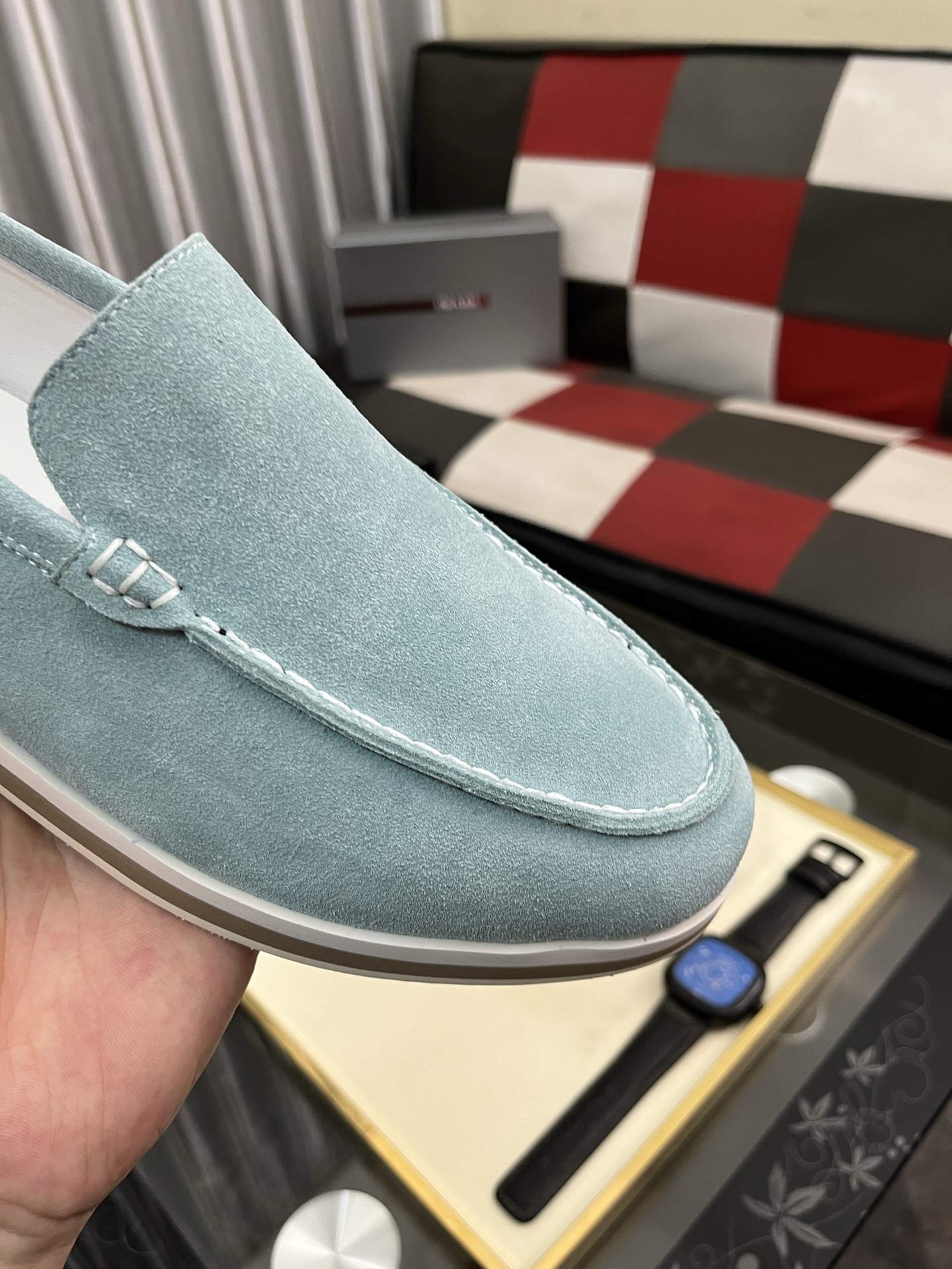 Prada Men's Suede Loafers - Comfortable & Stylish, Sizes 38-44 7 i1745427810713 6956 0 5