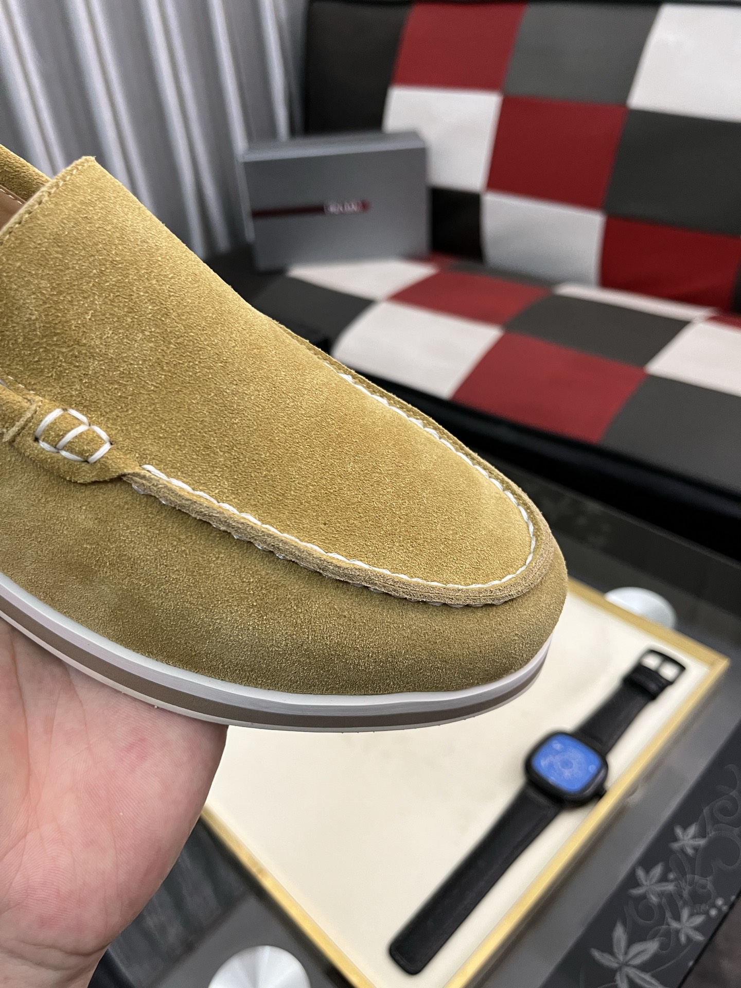 Prada Men's Suede Loafers - Comfortable, Durable, and Stylish (Sizes 38-44) 7 i1745427821475 3502 0 5