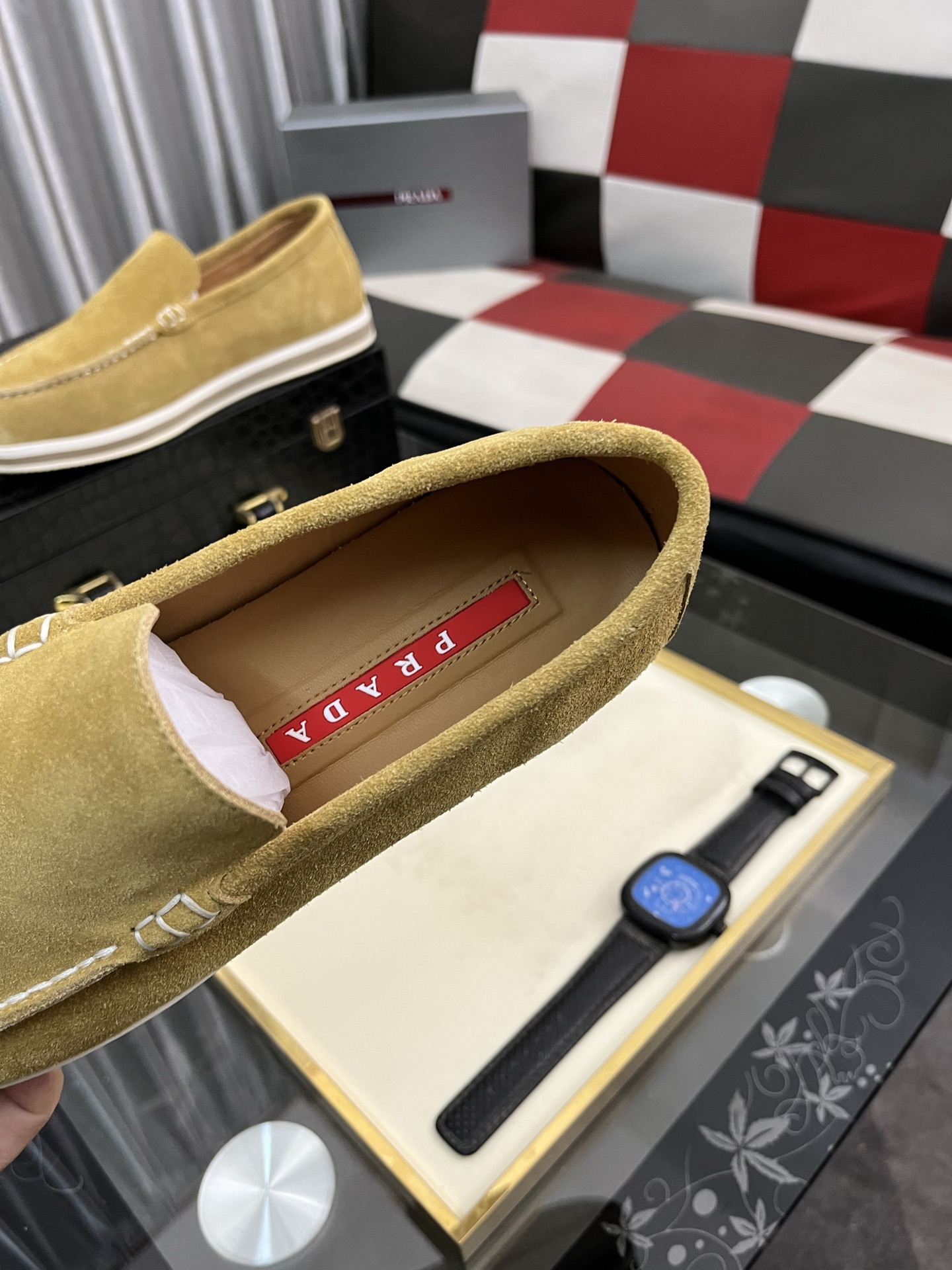Prada Men's Suede Loafers - Comfortable, Durable, and Stylish (Sizes 38-44) 9 i1745427823192 4343 0 7