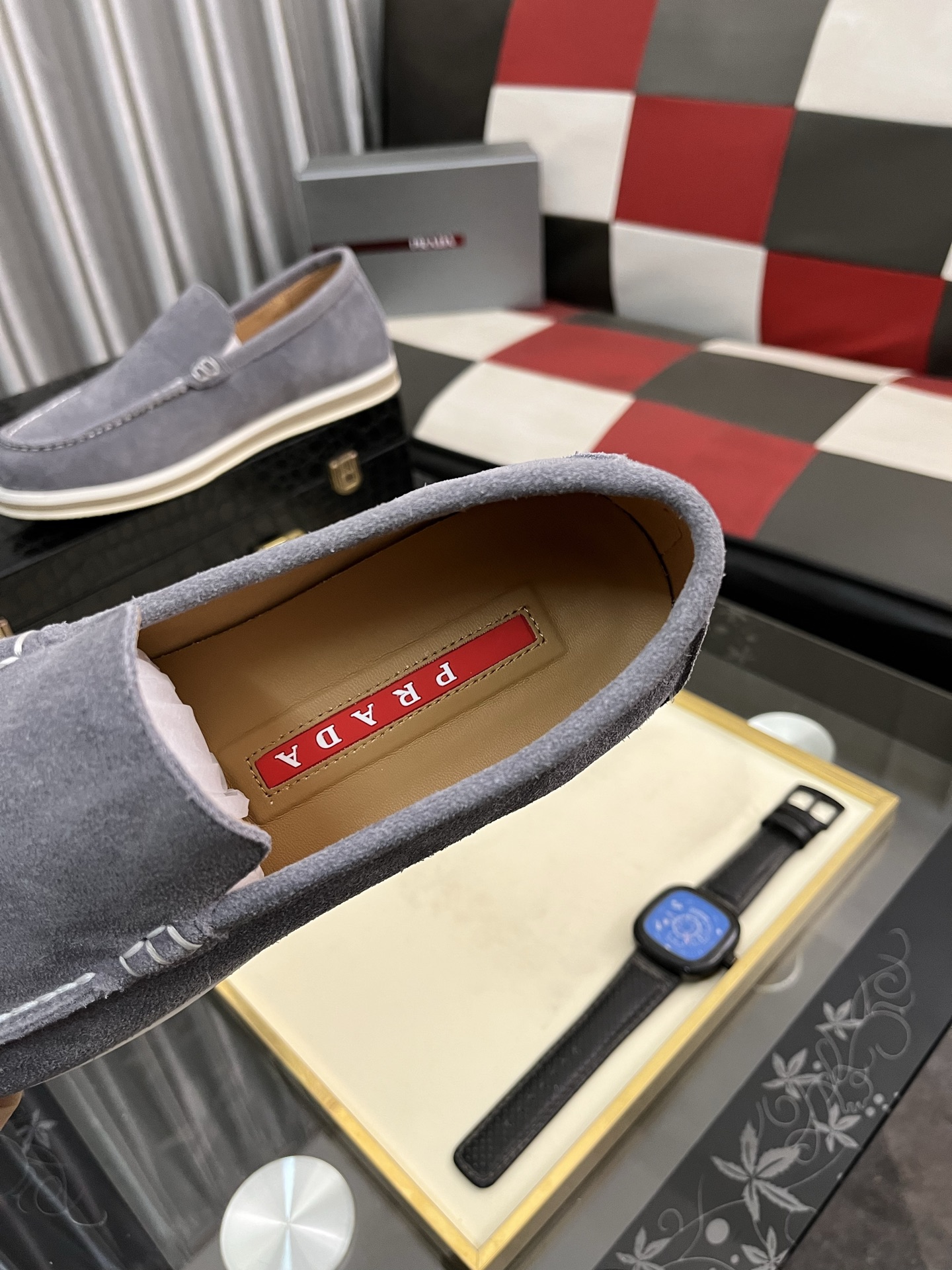 Prada Men's Suede Loafers: Modern Style, Ultimate Comfort (Sizes 38-44) 9 i1745427852307 2621 0 7
