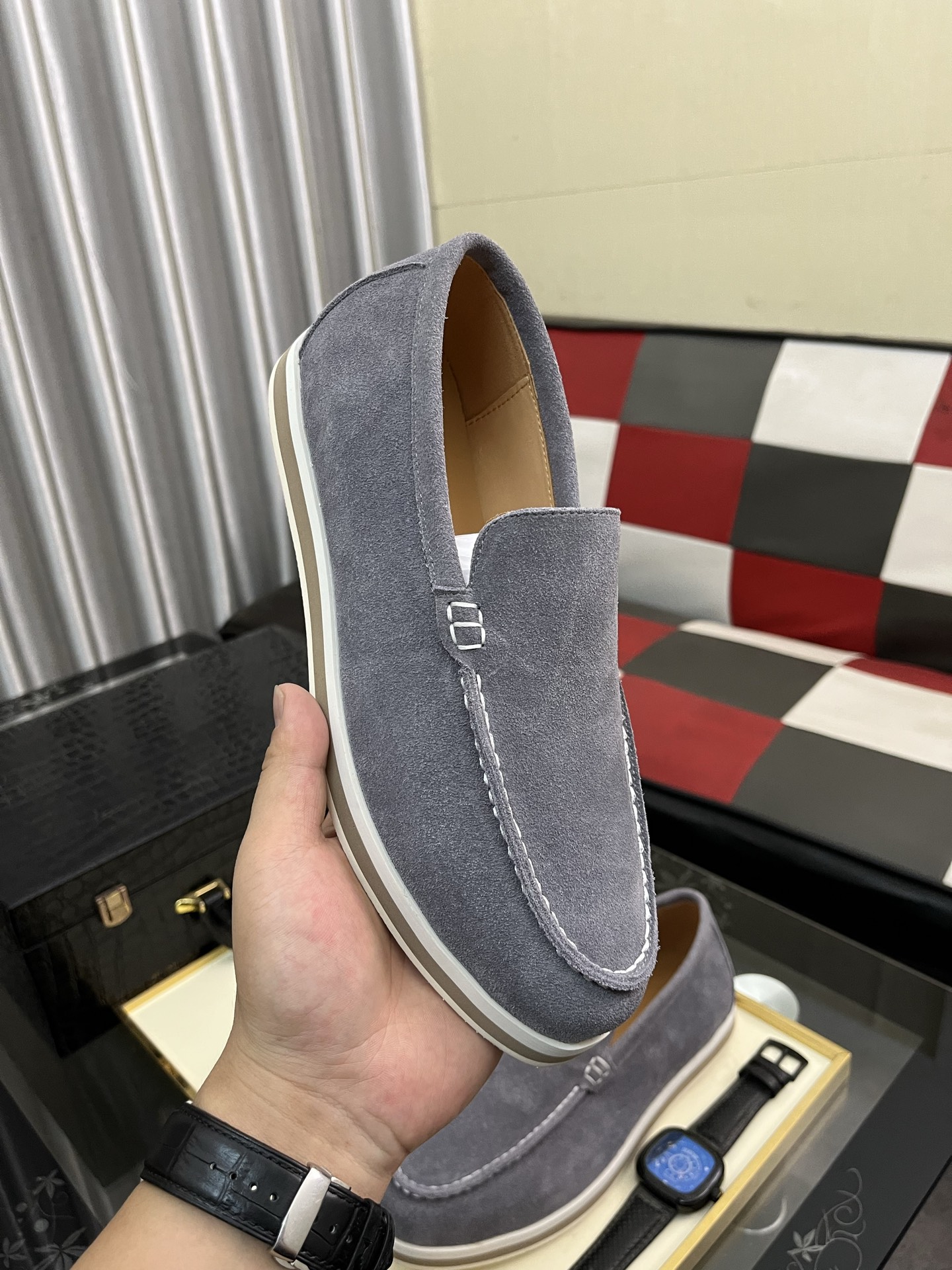 Prada Men's Suede Loafers: Modern Style, Ultimate Comfort (Sizes 38-44) 5 i1745427852313 2059 0 3