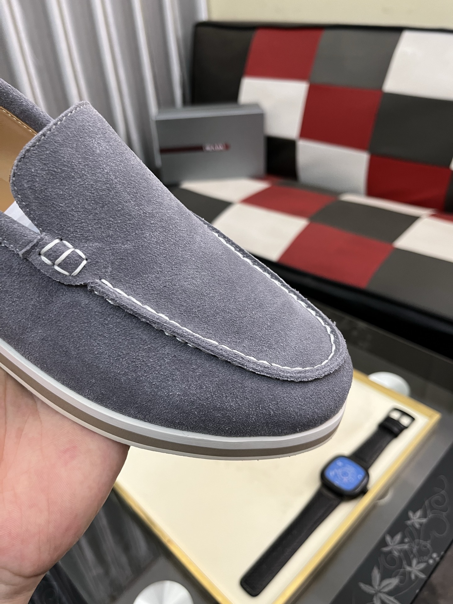 Prada Men's Suede Loafers: Modern Style, Ultimate Comfort (Sizes 38-44) 7 i1745427854010 6908 0 5