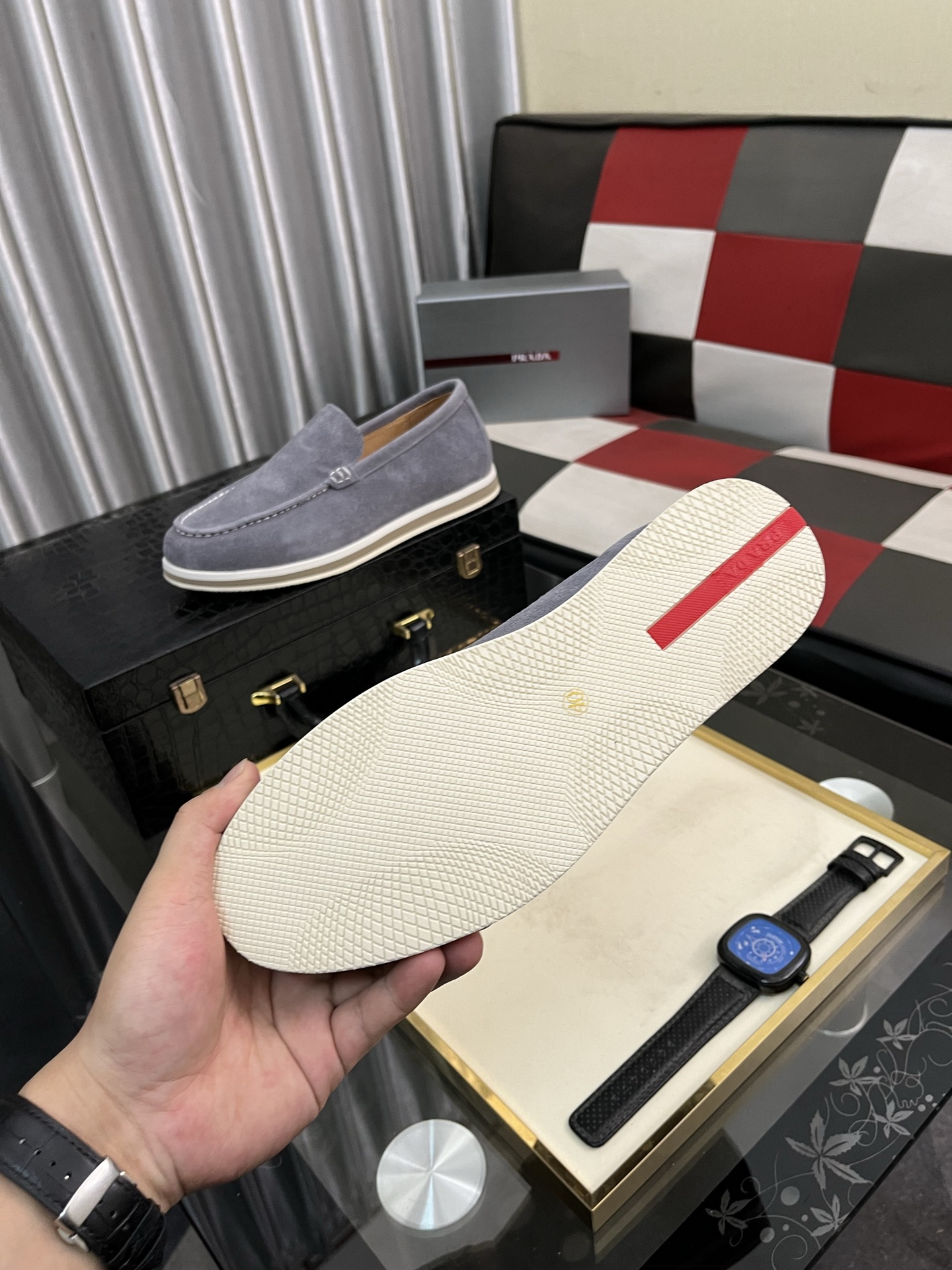 Prada Men's Suede Loafers: Modern Style, Ultimate Comfort (Sizes 38-44) 10 i1745427854084 1657 0 8