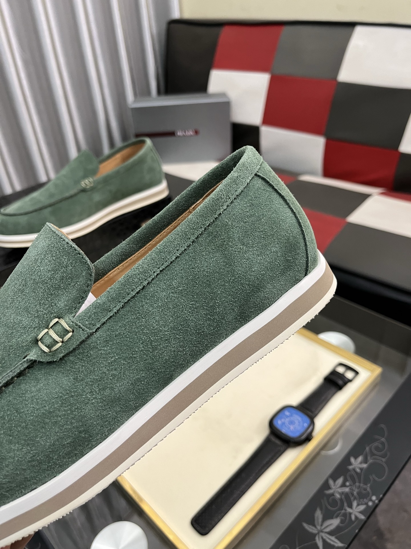 Prada Men's Suede Loafers: Modern Style, Comfortable Fit (Sizes 38-44) 8 i1745427865279 9397 0 6