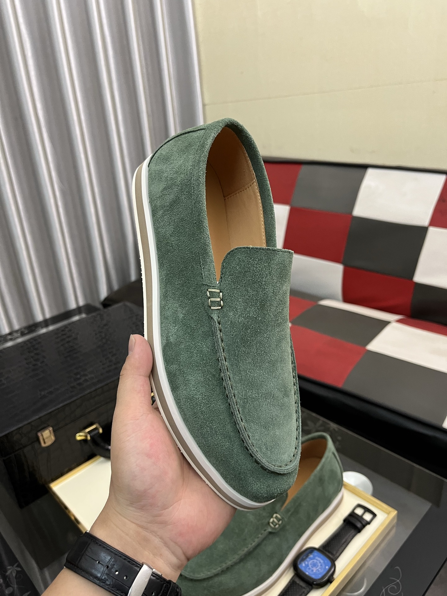 Prada Men's Suede Loafers: Modern Style, Comfortable Fit (Sizes 38-44) 5 i1745427865341 6359 0 3