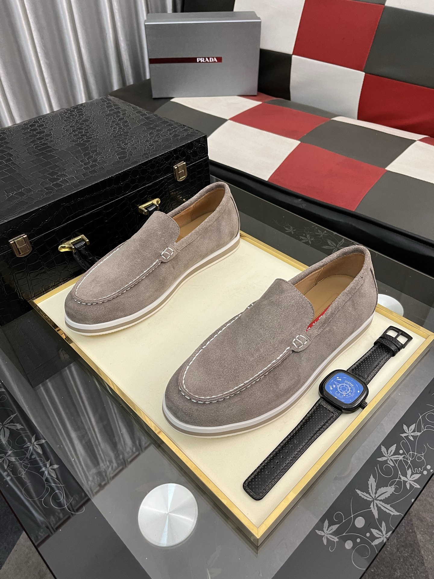 Prada Suede Loafers: Modern, Comfortable Style (Sizes 38-44 Available) 3 i1745427896105 5375 0 1