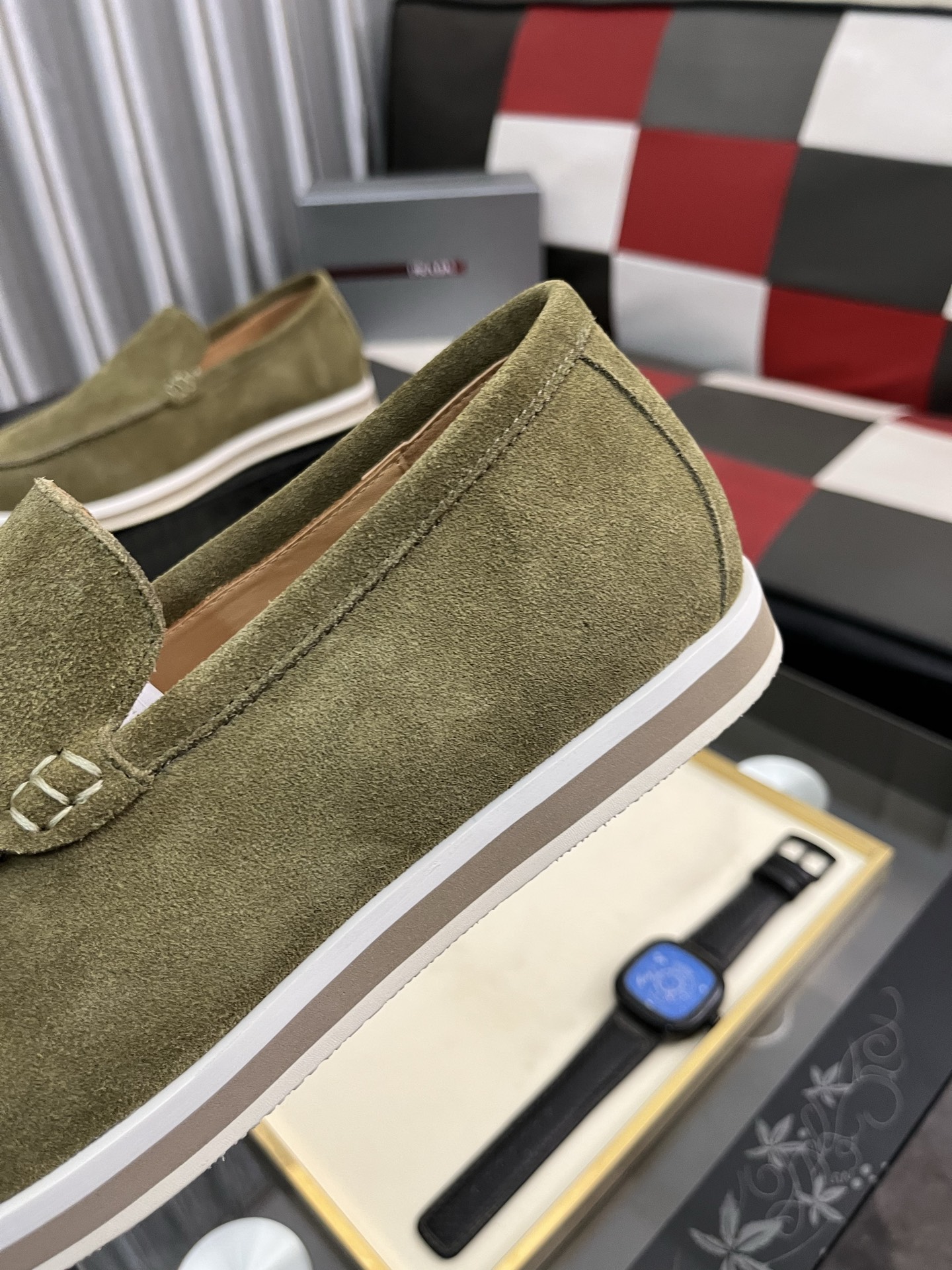 Prada Suede Loafers - Modern Style, Comfortable & Durable, Available in Sizes 38-44 8 i1745427911006 5080 0 6