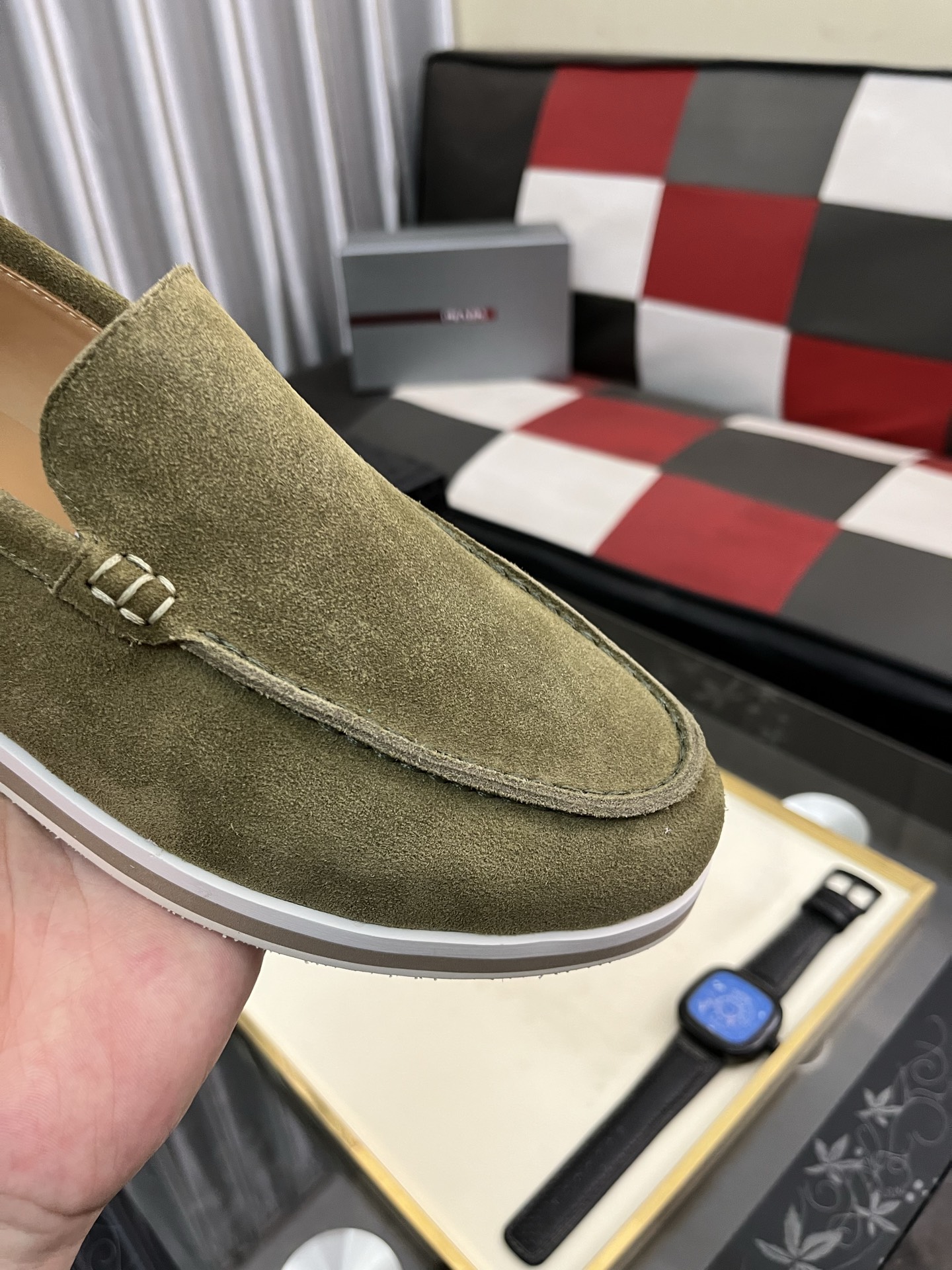 Prada Suede Loafers - Modern Style, Comfortable & Durable, Available in Sizes 38-44 7 i1745427912556 4363 0 5