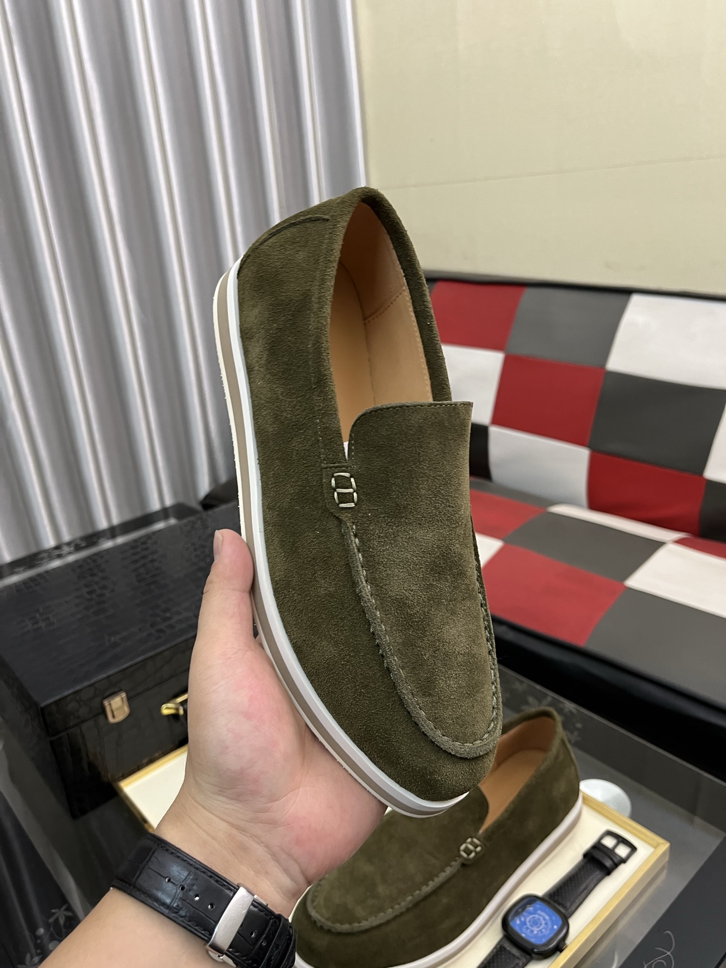 Prada Unique Modern Style Sneakers in Original Leather Loafers 5 i1745427925347 4688 0 3