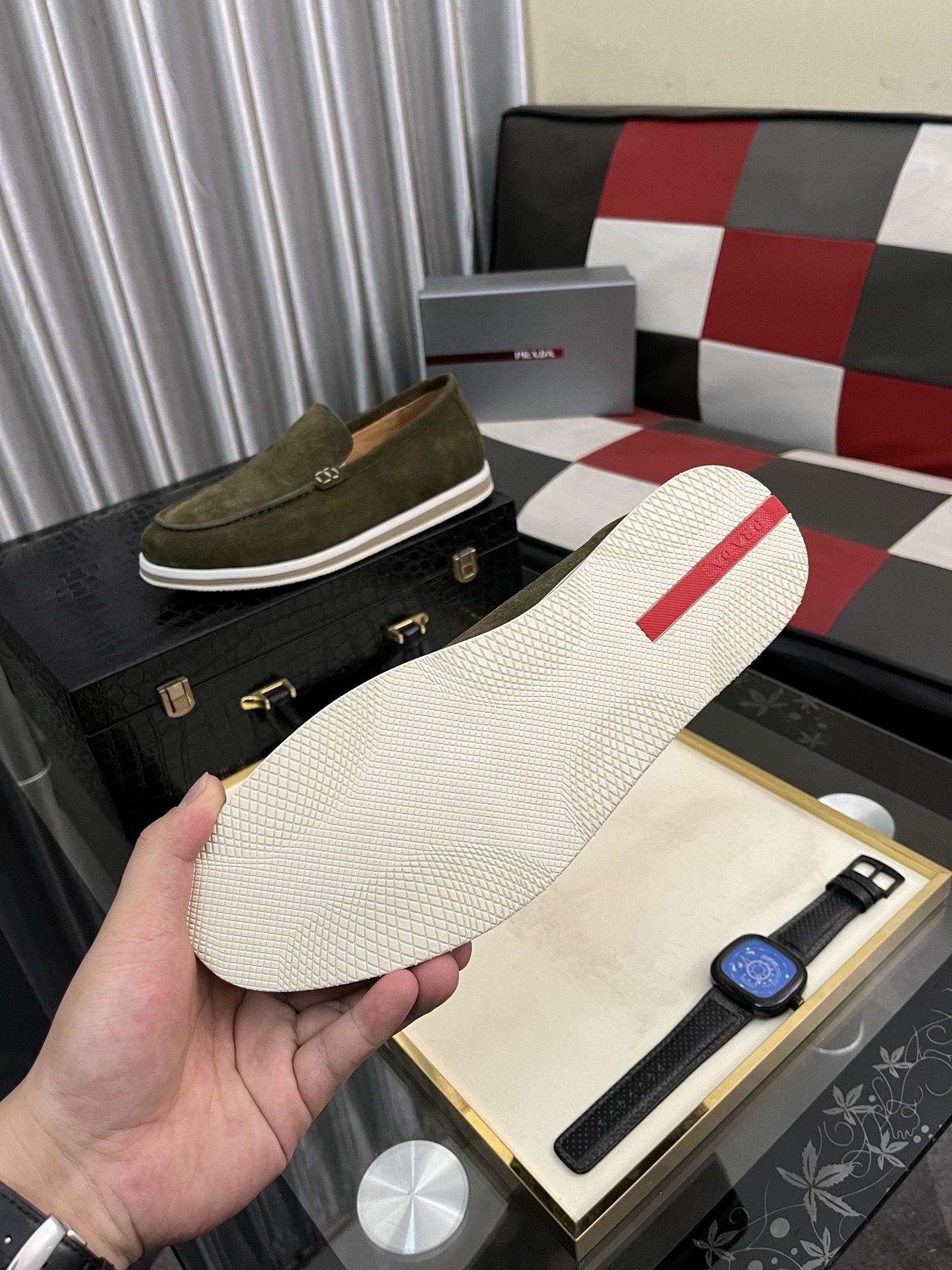 Prada Unique Modern Style Sneakers in Original Leather Loafers 10 i1745427926798 5167 0 8