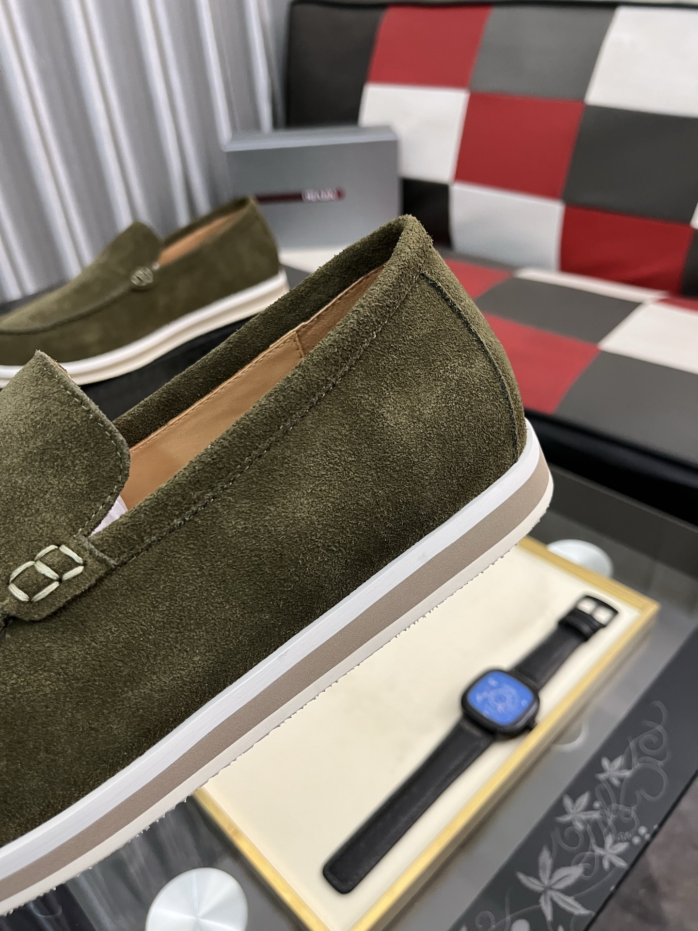 Prada Unique Modern Style Sneakers in Original Leather Loafers 8 i1745427926877 3348 0 6