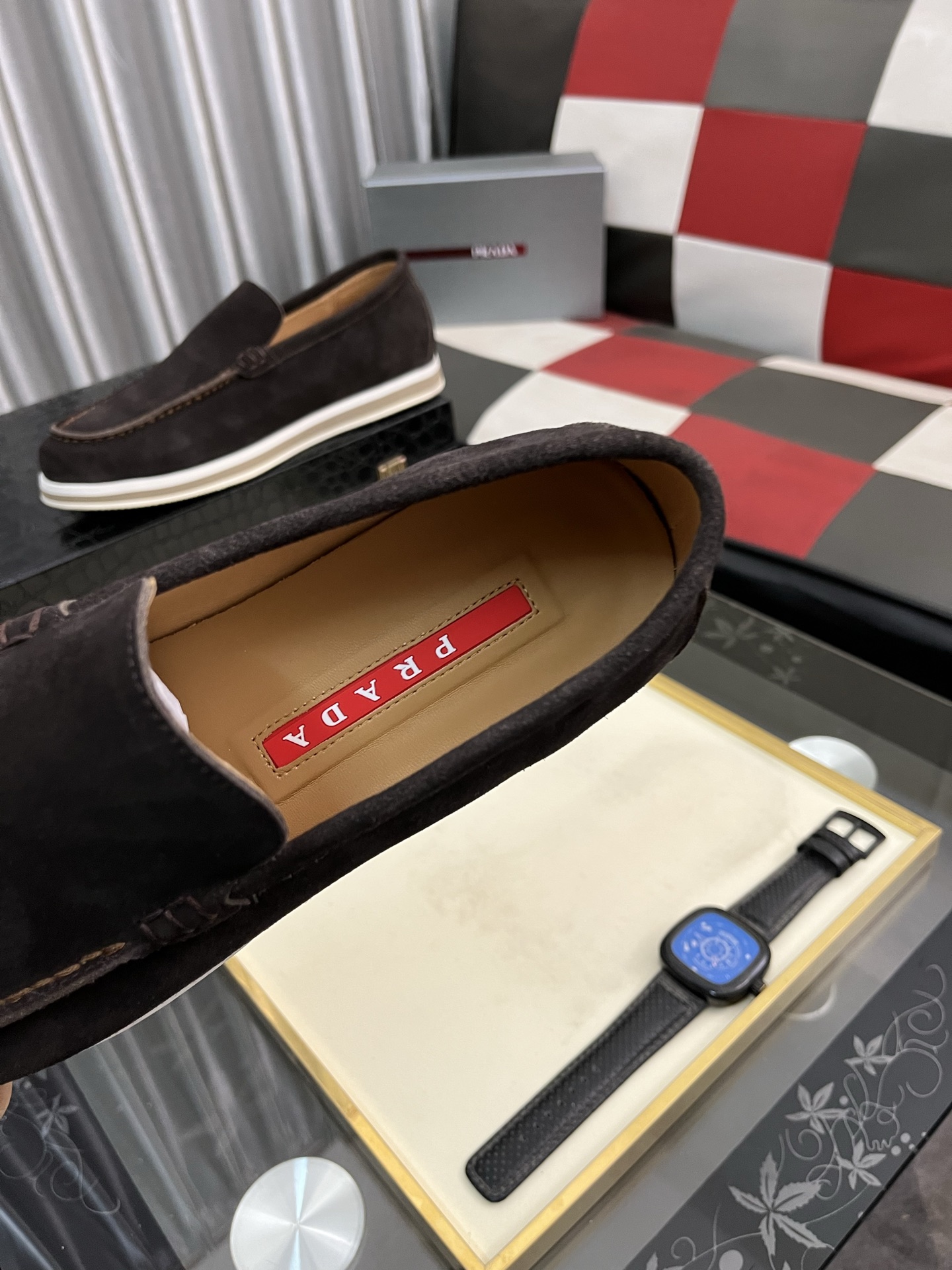 Prada Men's Suede Loafers - Modern Style, Comfortable & Durable, Sizes 38-44 9 i1745427939599 4449 0 7