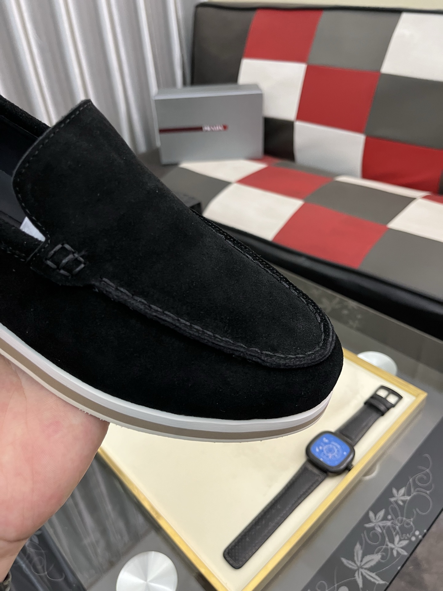Prada Men's Suede Loafers - Modern Comfort and Style, Sizes 38-44 7 i1745427954084 8907 0 5