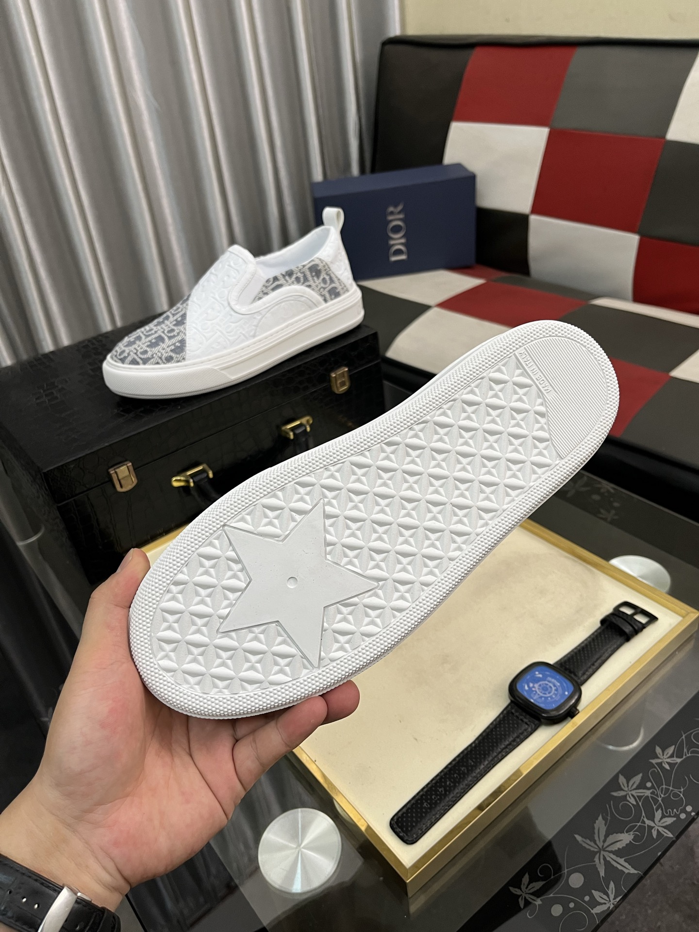 Dior Modern Slip-On Sneakers, Original Leather, Comfortable and Durable 10 i1746810552178 2814 0 8