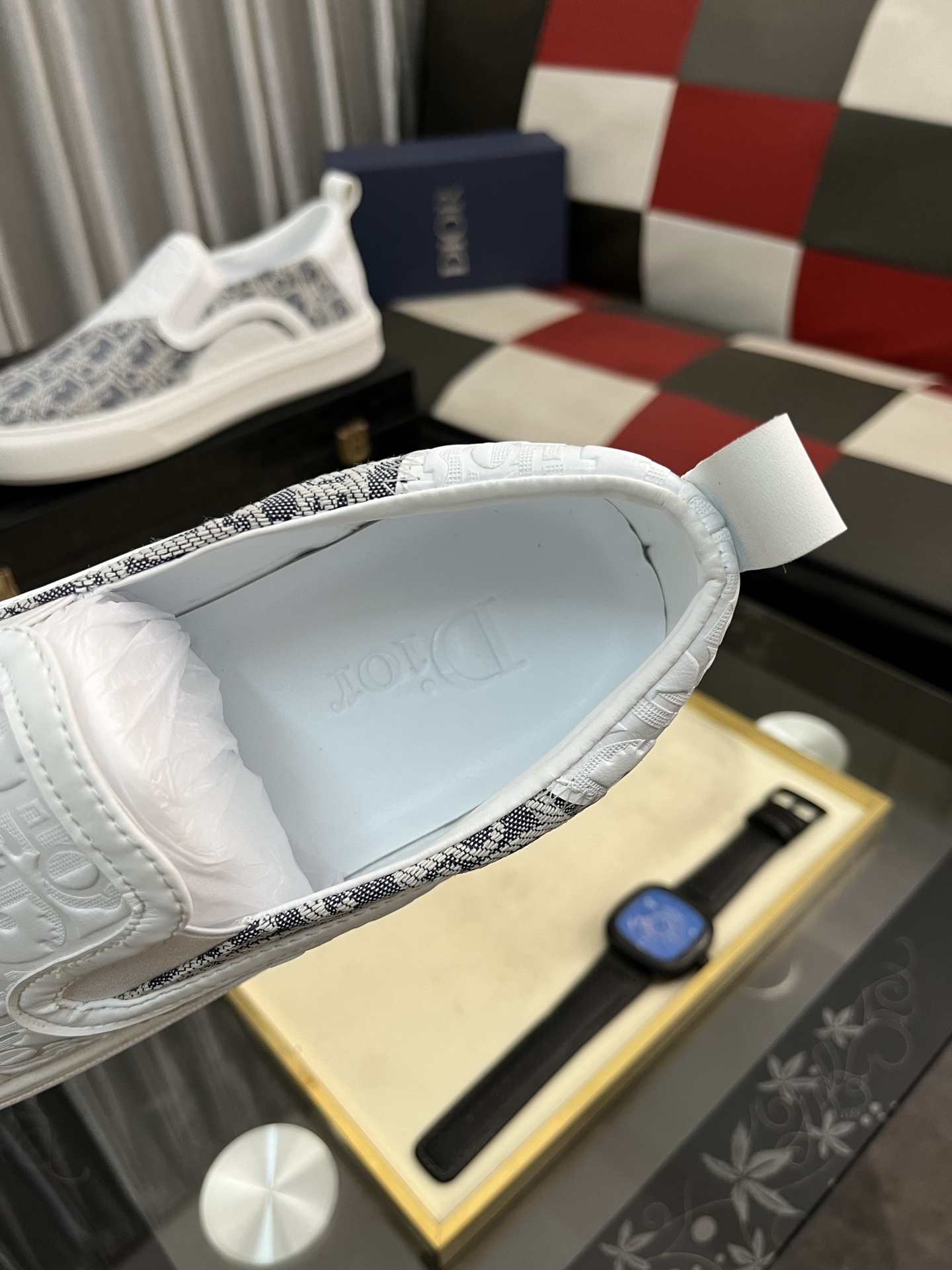 Dior Modern Slip-On Sneakers, Original Leather, Comfortable and Durable 9 i1746810552463 8732 0 7