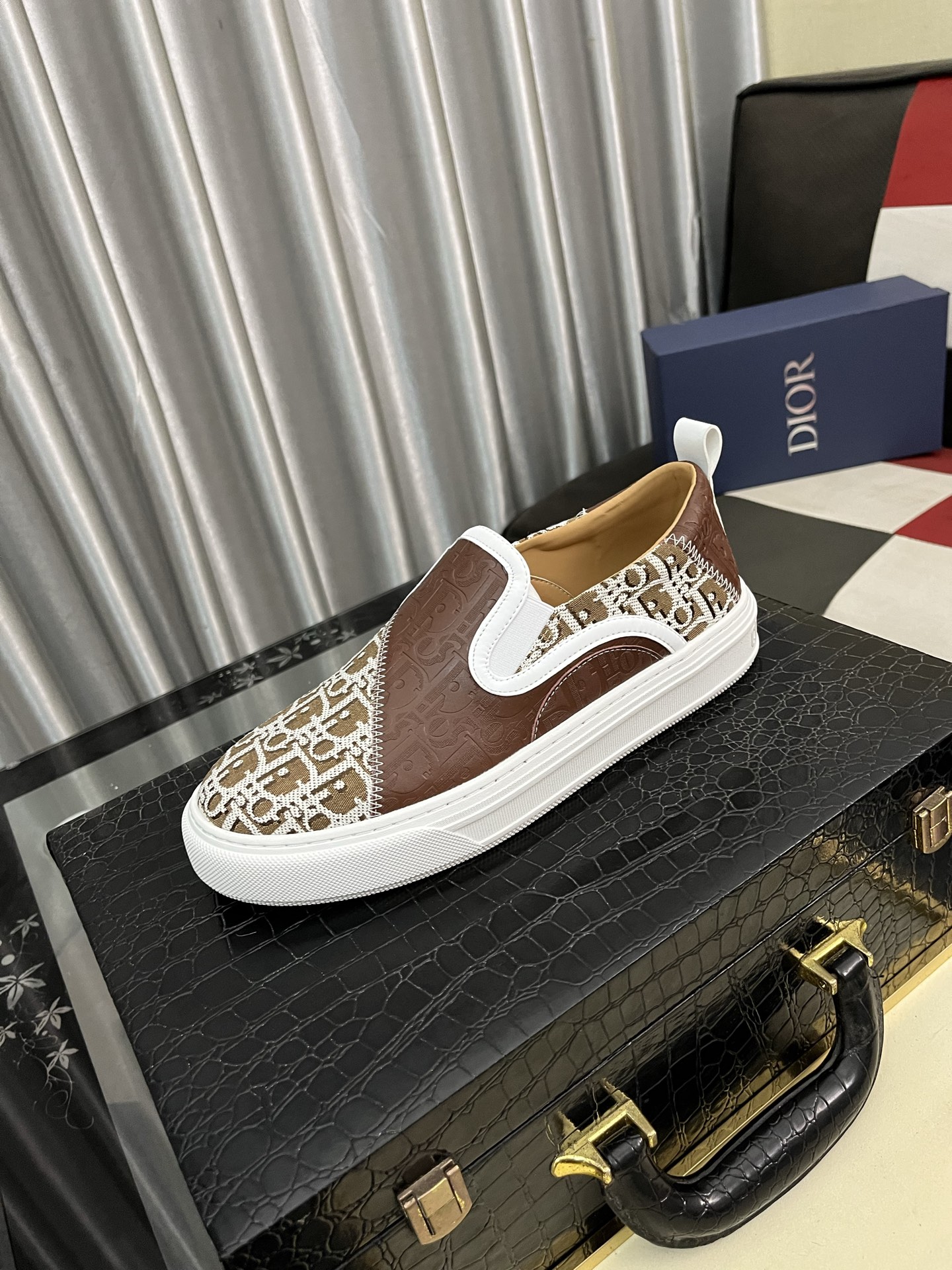 Dior Modern Slip-On Sneakers, Comfortable & Durable Original Leather 2 i1746810852808 1591 0 0