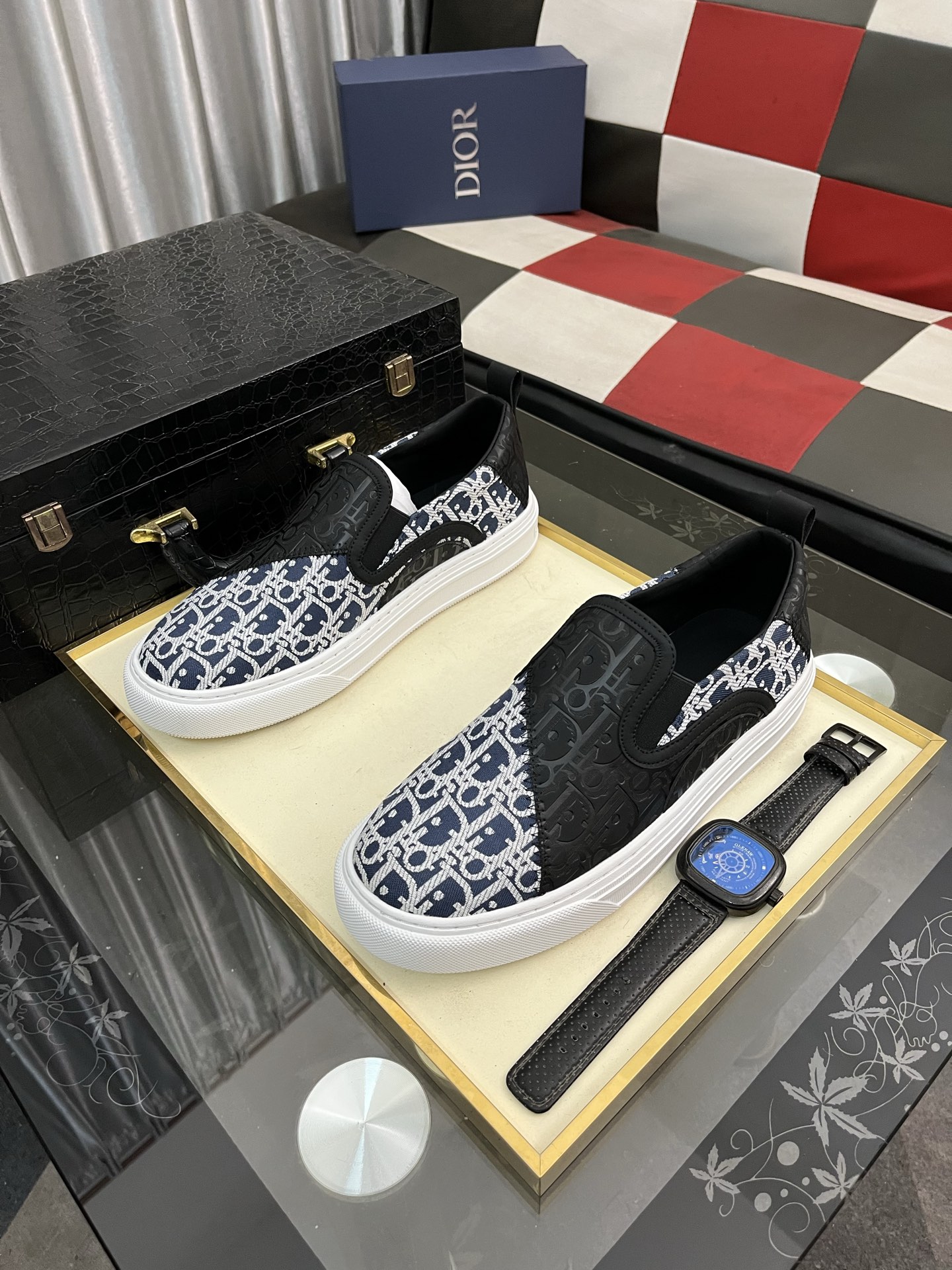 Dior Modern Slip-On Sneakers - Stylish, Comfortable, and Durable Shoes 3 i1746810867090 6910 0 1