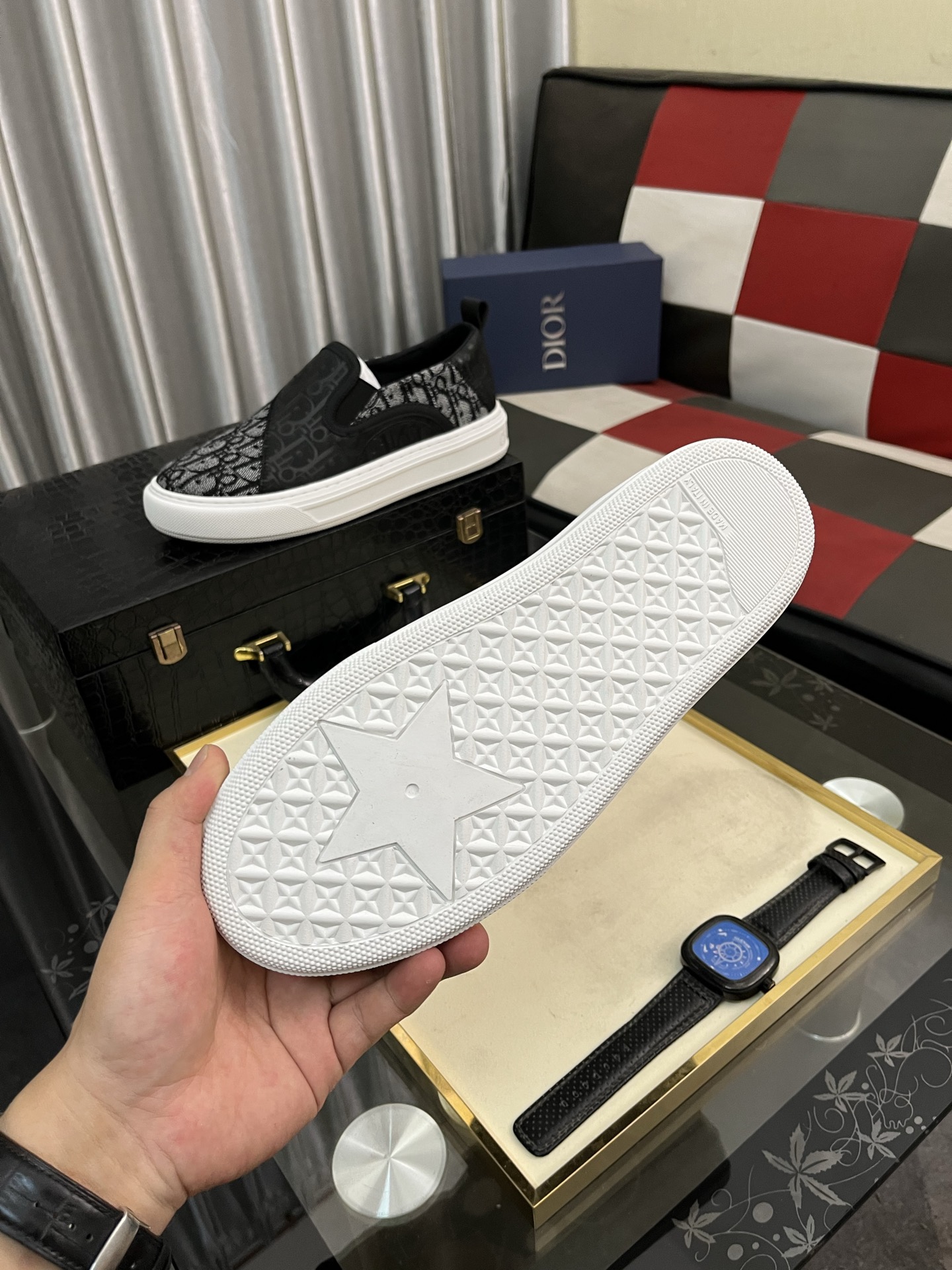 Dior Modern Slip-On Sneakers Original Leather Comfortable and Durable 10 i1746810879658 996 0 8