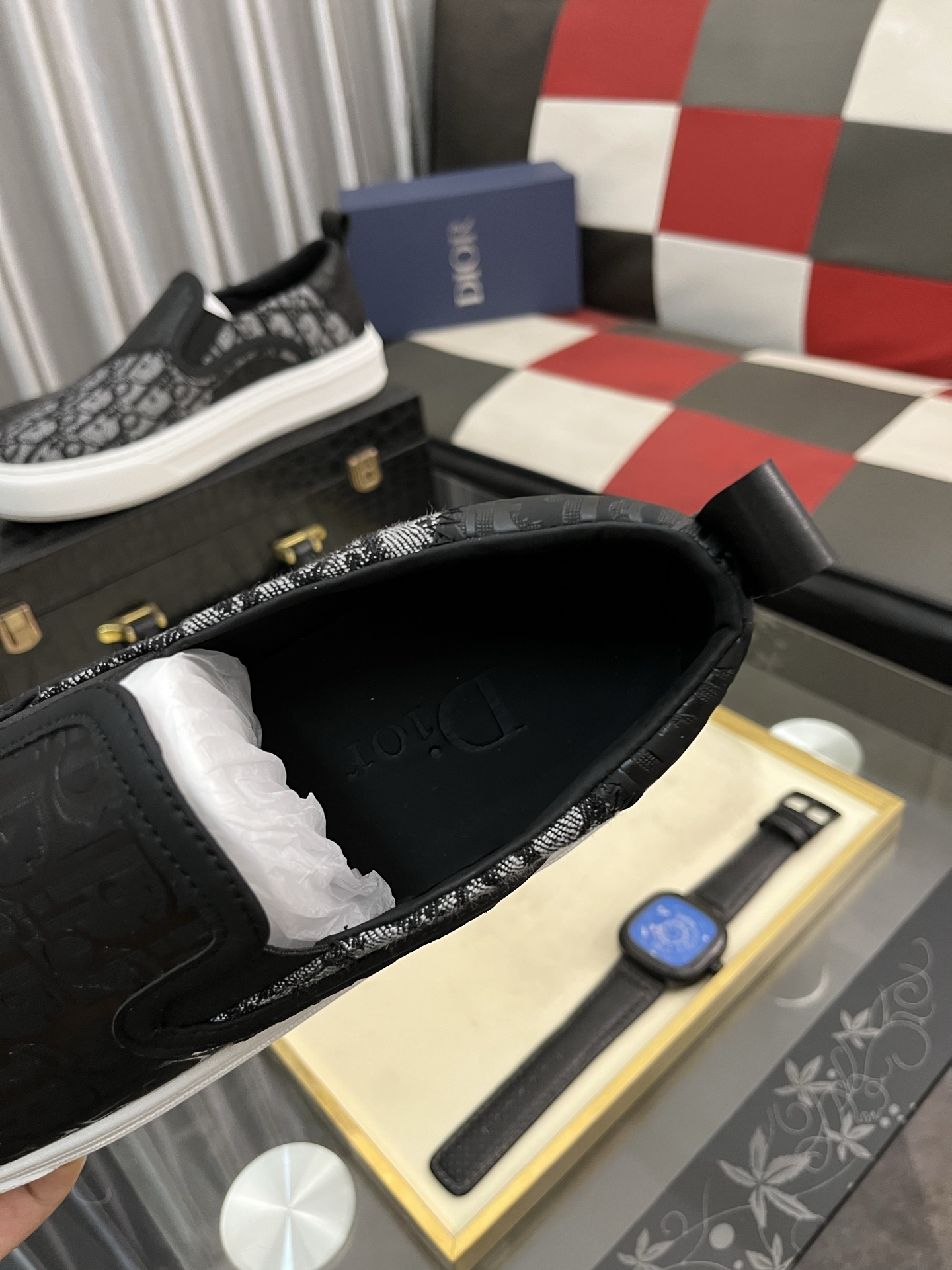 Dior Modern Slip-On Sneakers Original Leather Comfortable and Durable 9 i1746810879851 251 0 7