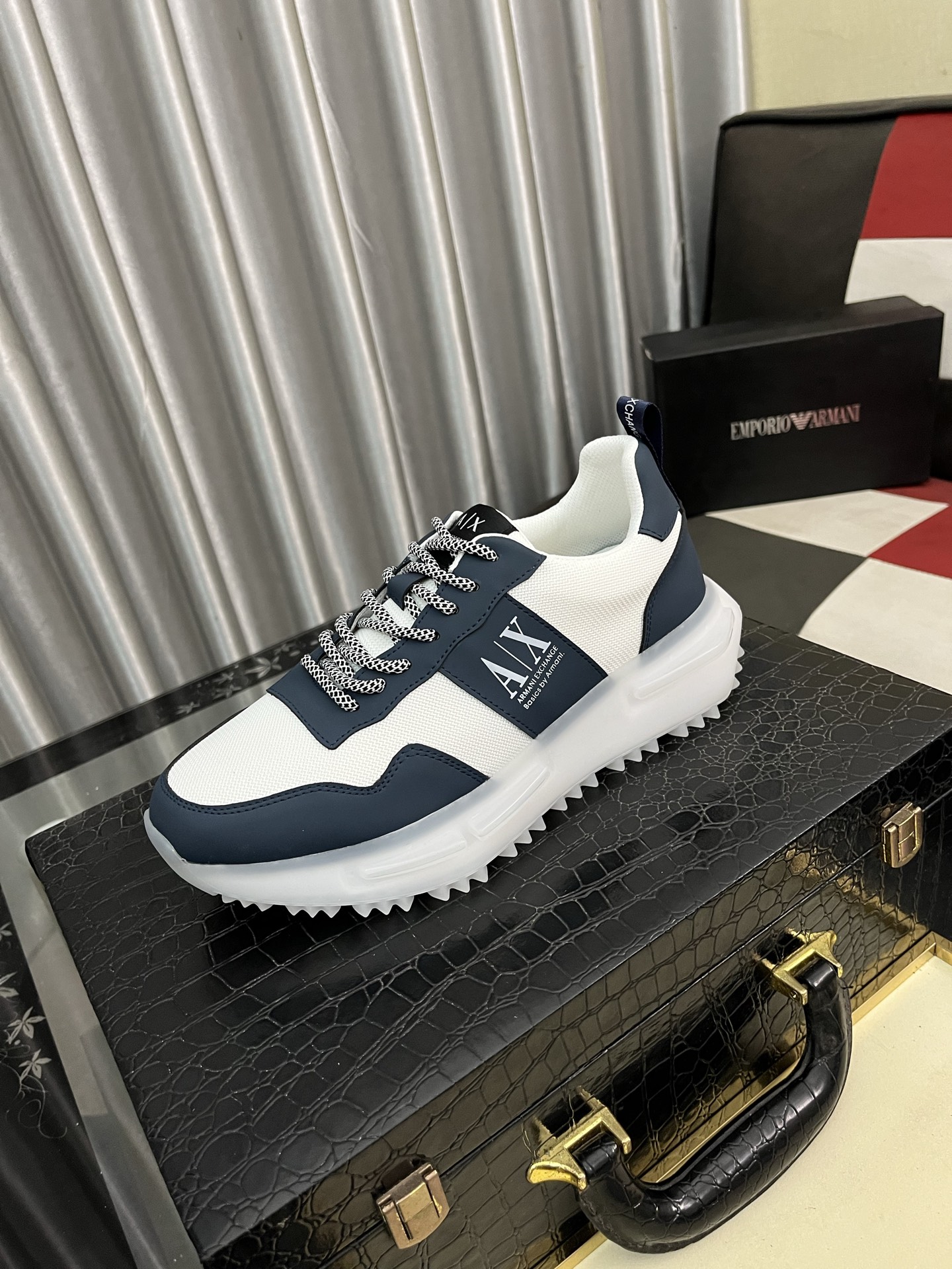 precio de fábrica: 249 Armani ARMANI EXCHANGE últimos modelos de primavera y verano zapatos casuales