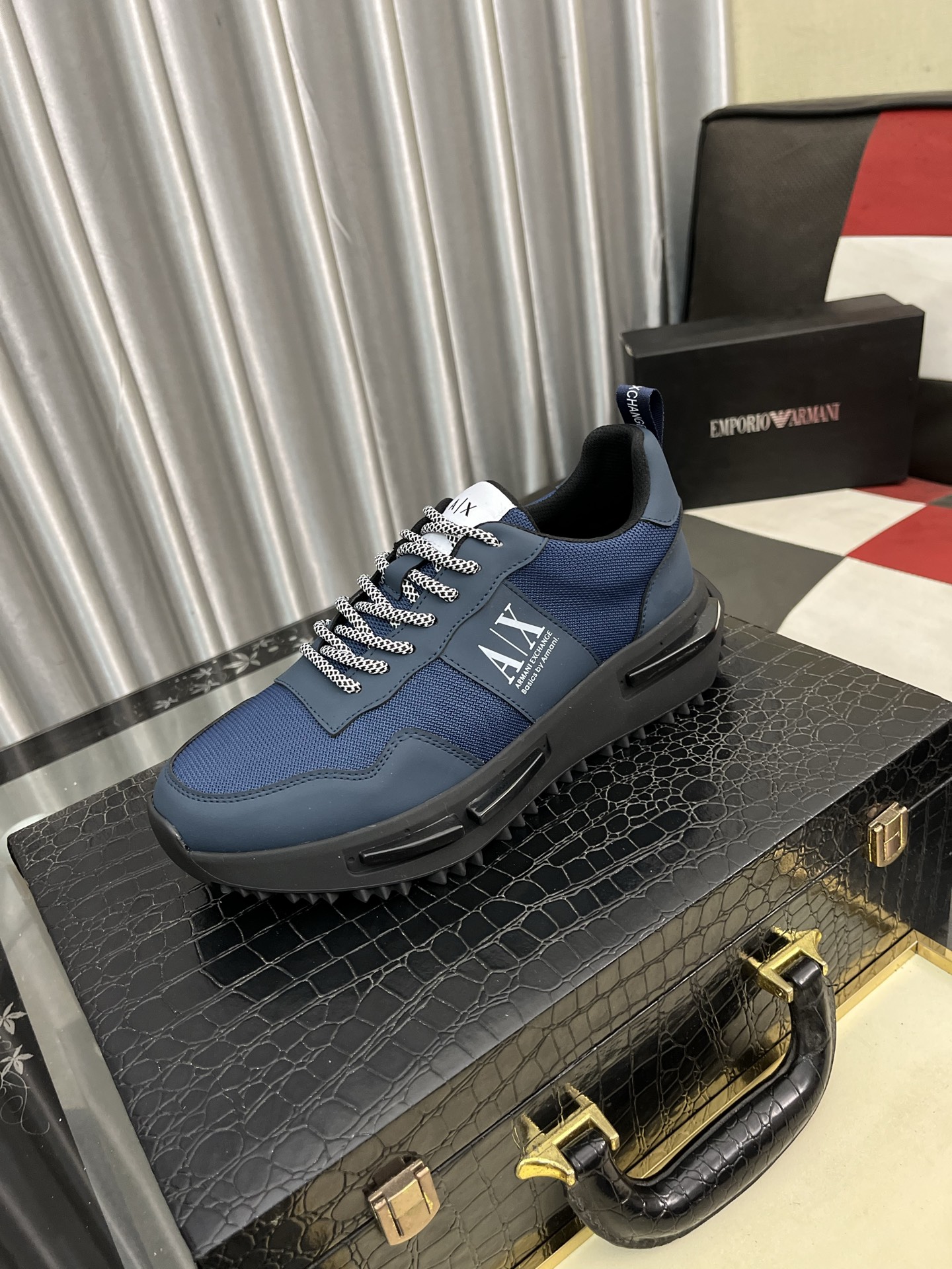 precio de fábrica: 249 Armani ARMANI EXCHANGE últimos modelos de primavera y verano zapatos casuales